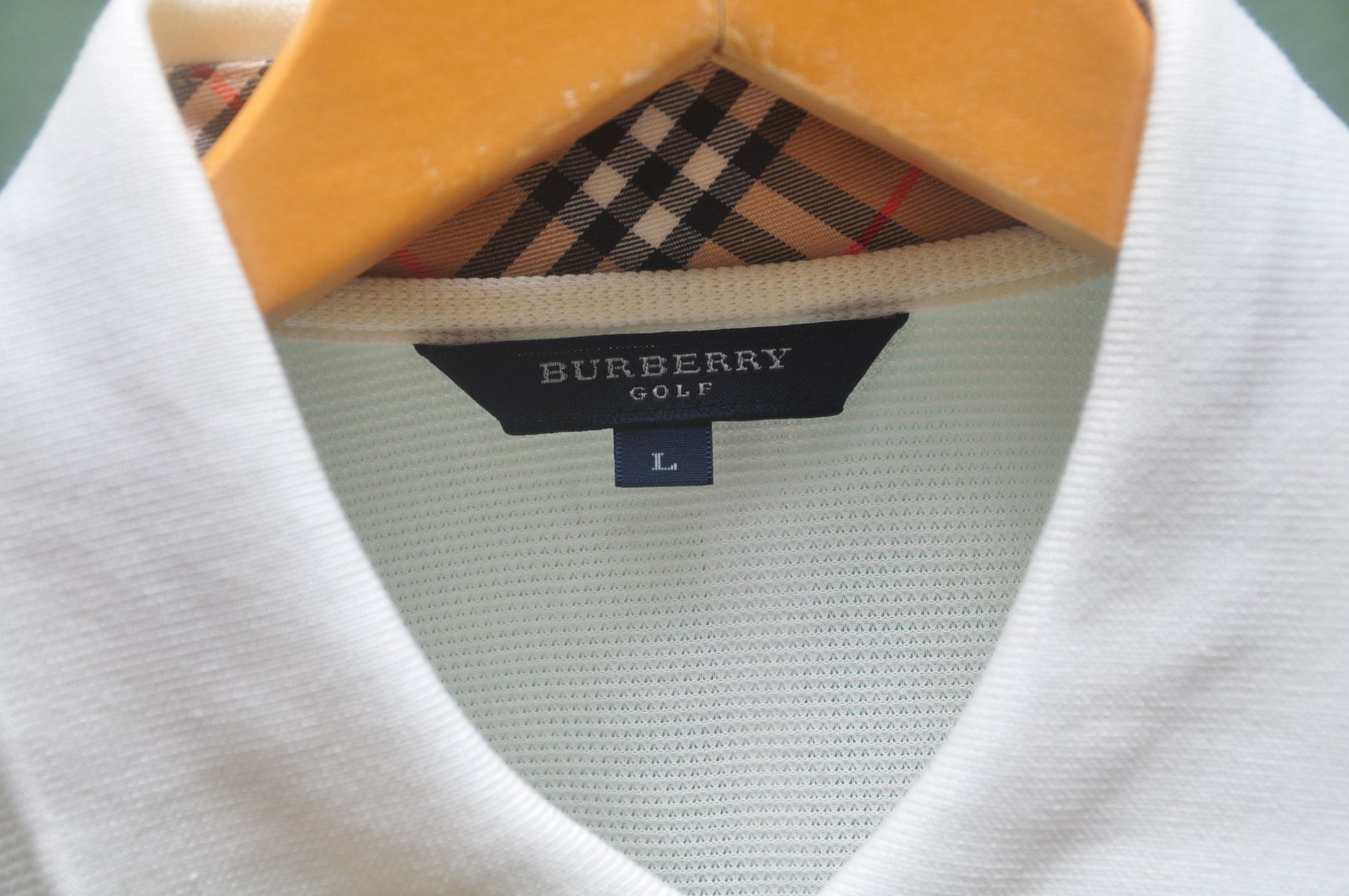 Burberry × Designer × Japanese Brand Vintage Burberry Golf Shirt Designer Fashion Style Size US L / EU 52-54 / 3 - 4 Thumbnail