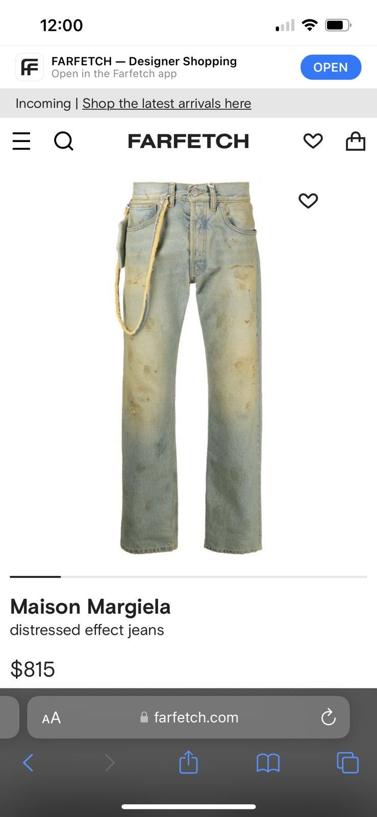 AW21 Patch Pocket Denim