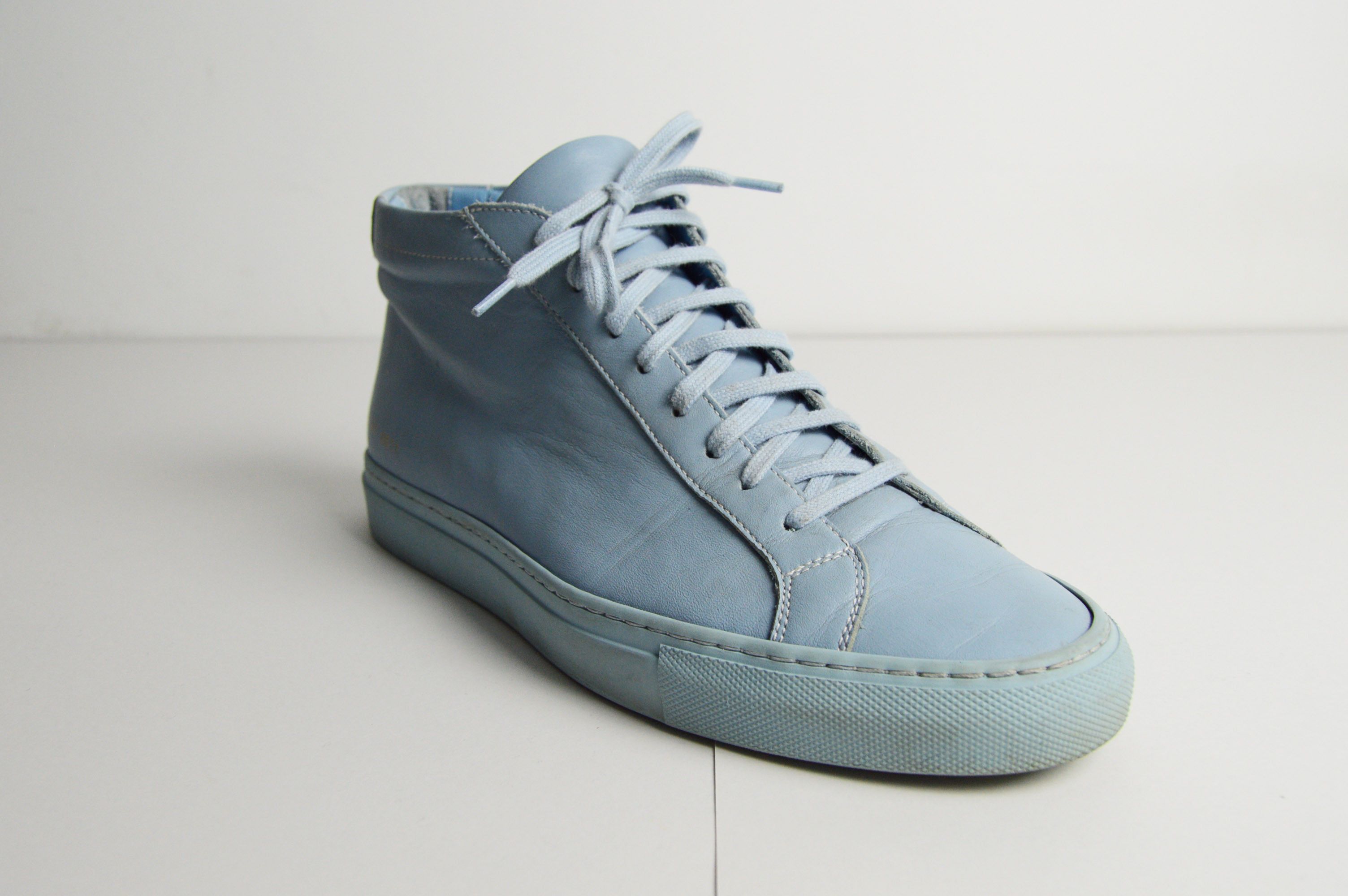 Common Projects ACHILLES MID SNEAKERS - BLUE Size US 8 / EU 41 - 12 Thumbnail