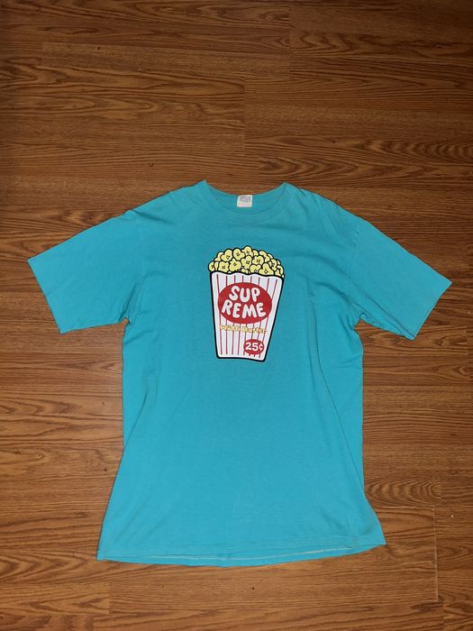 激安通販 希少 2003ss SUPREME Tee Popcorn Tシャツ/カットソー(半袖