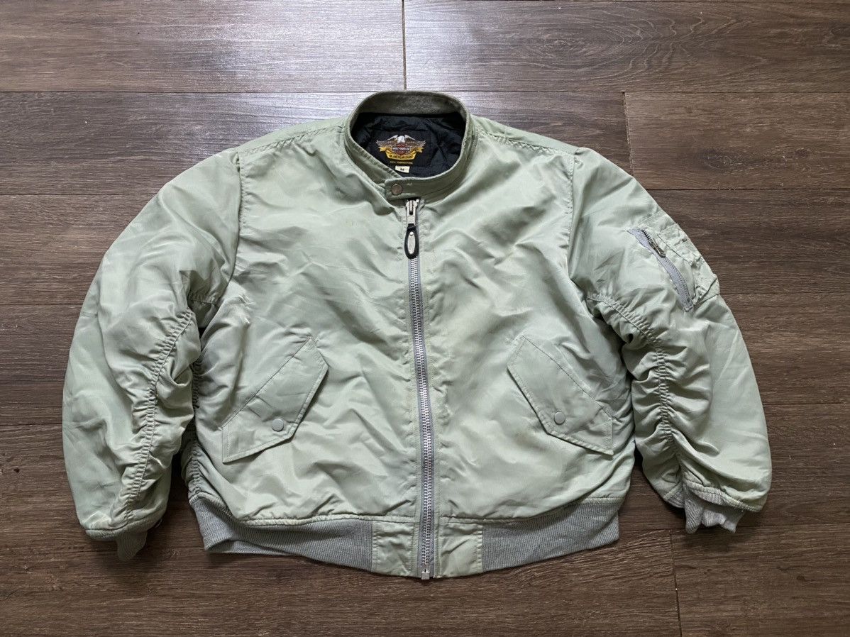 Harley Davidson × Vintage Vintage Harley Davidson Bomber Jacket american legend Size US M / EU 48-50 / 2 - 2 Thumbnail