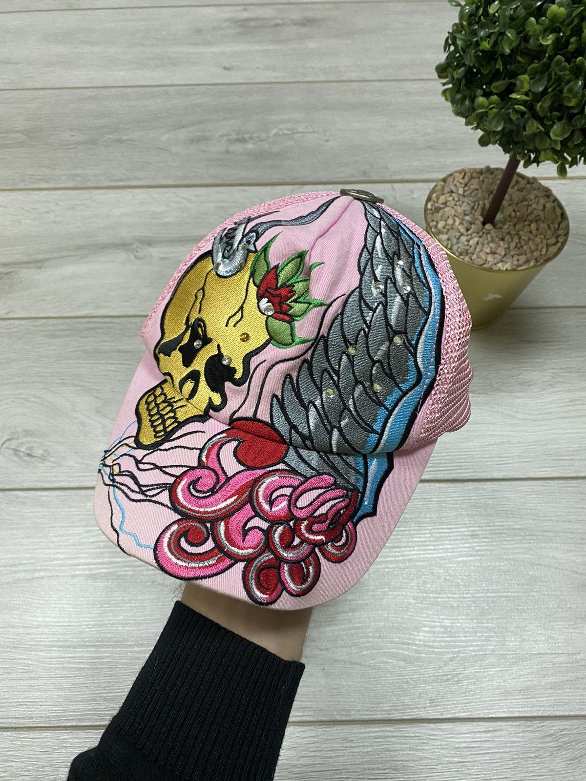 Ed Hardy Ed Hardy vintage skull heart cap Size ONE SIZE - 2 Thumbnail