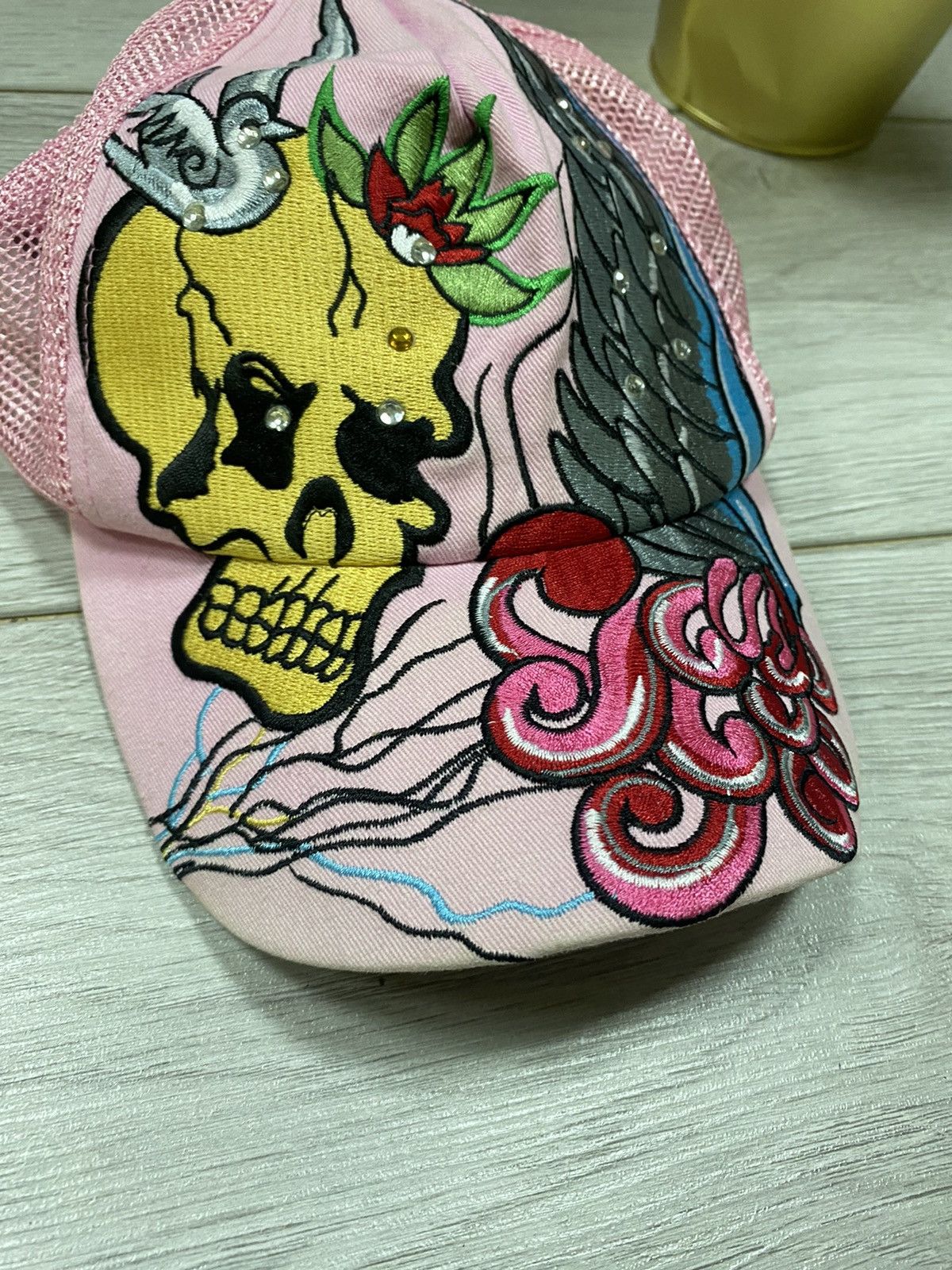 Ed Hardy Ed Hardy vintage skull heart cap Size ONE SIZE - 3 Thumbnail