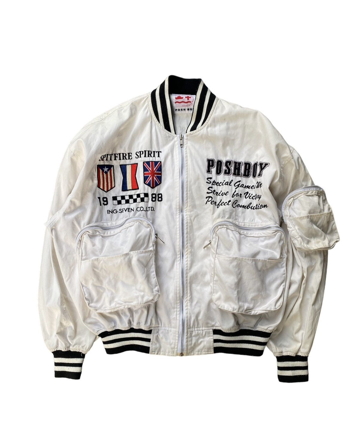 General Research × Japanese Brand 1990s POSH BOY 3D cargos light jacket Size US M / EU 48-50 / 2 - 1 Thumbnail