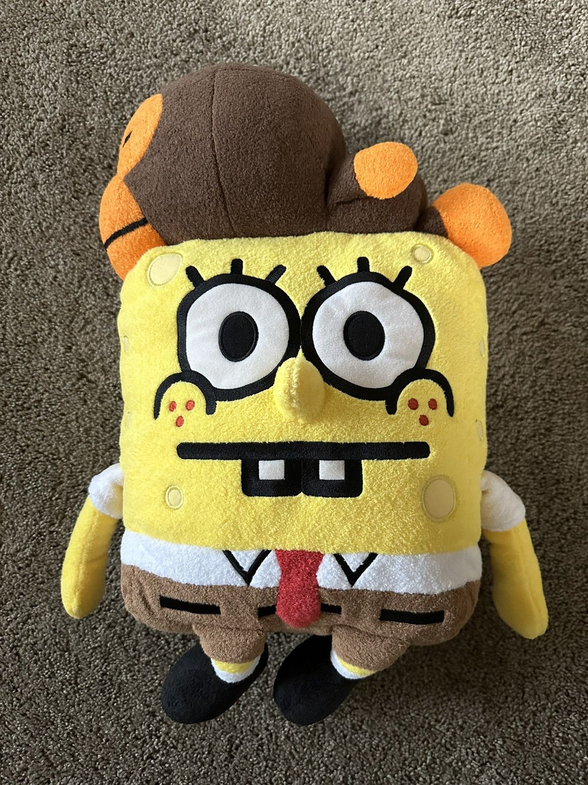 image of Bape × Spongebob Milo Plush Doll A Bathing Ape in Yellow, Men's