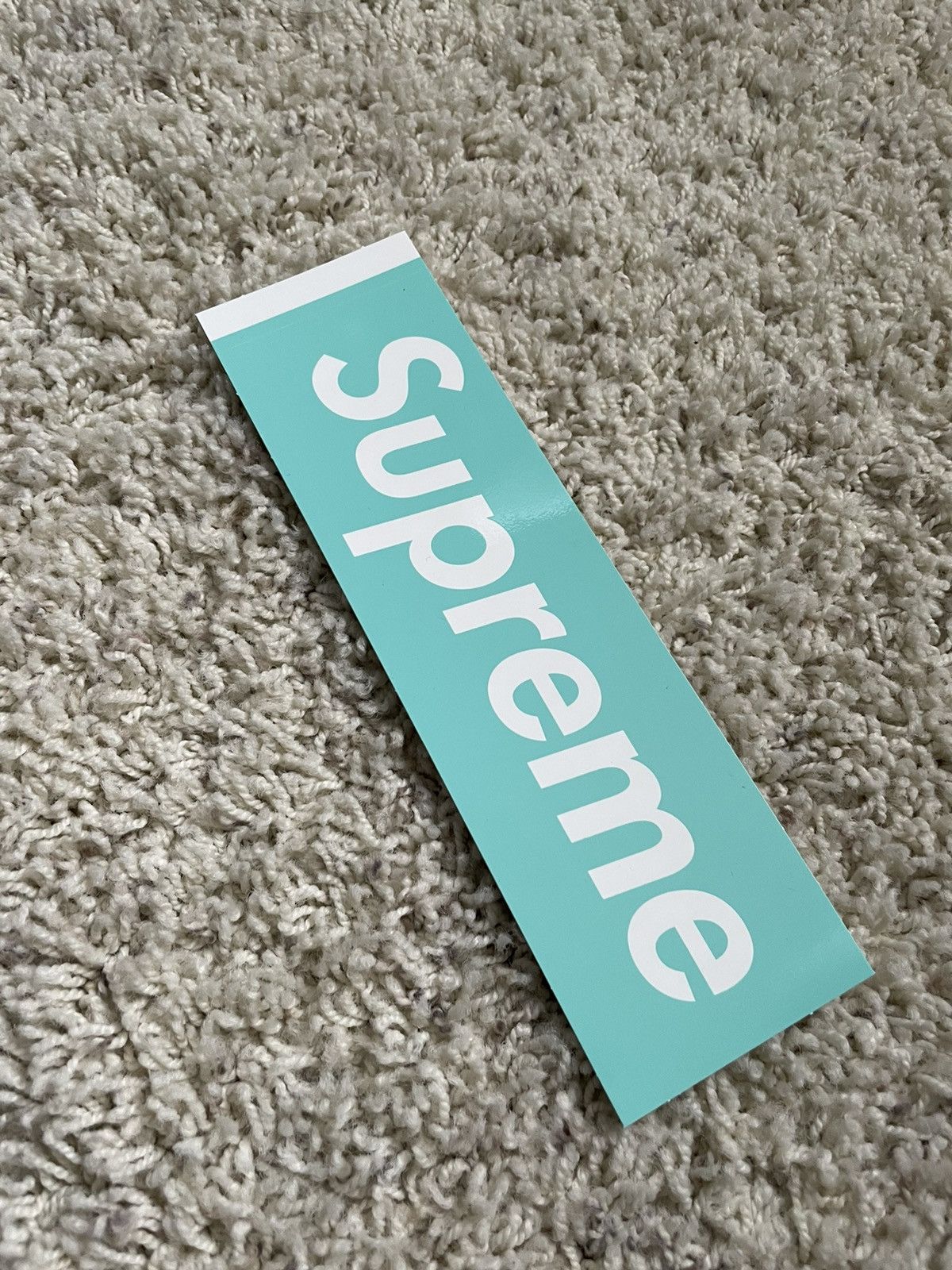 Supreme × Tiffany & Co. Tiffany & Co Blue Box Logo Sticker Size ONE SIZE - 3 Thumbnail