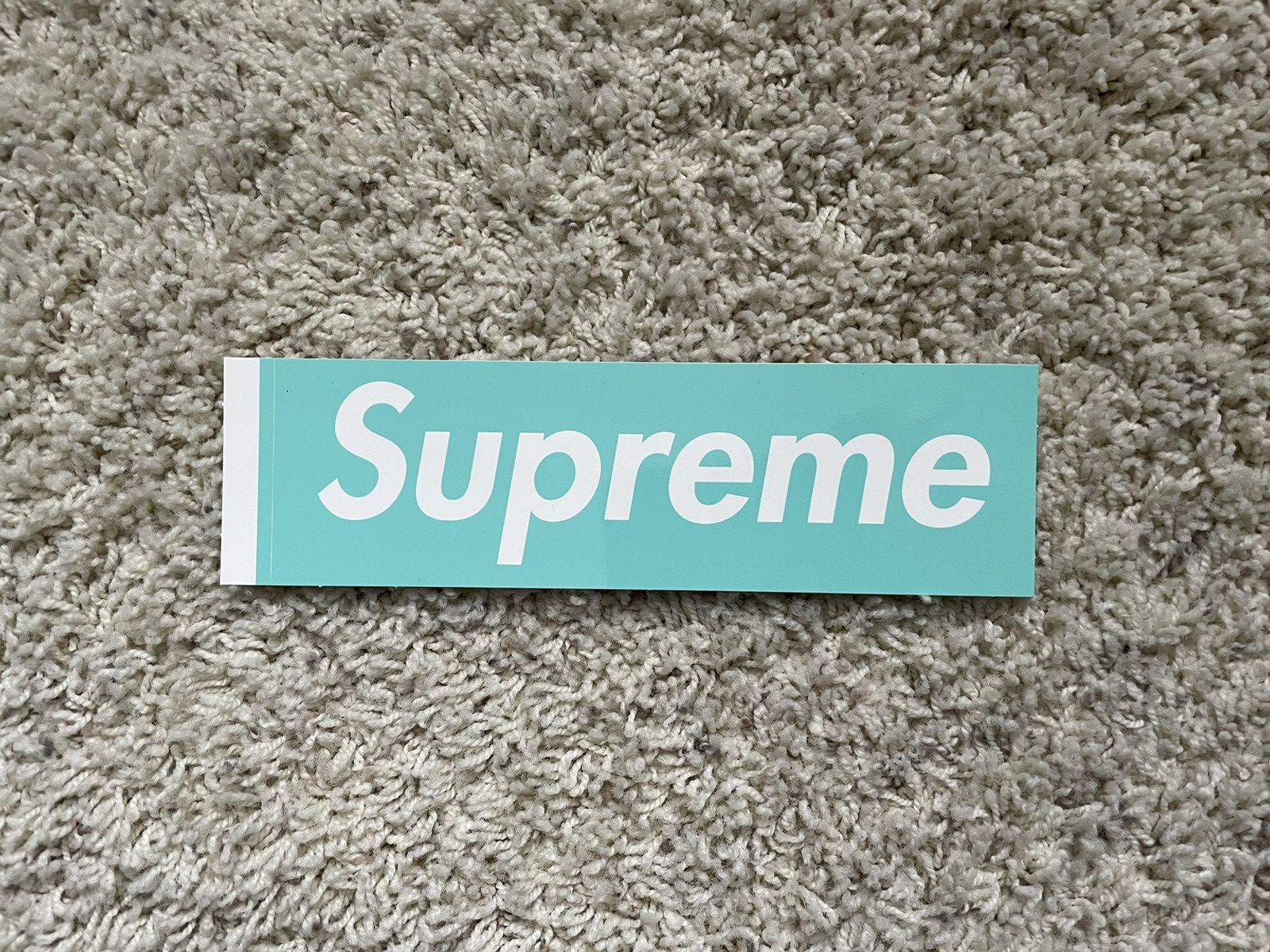 Supreme Tiffany & Co. popular Box Logo Sticker