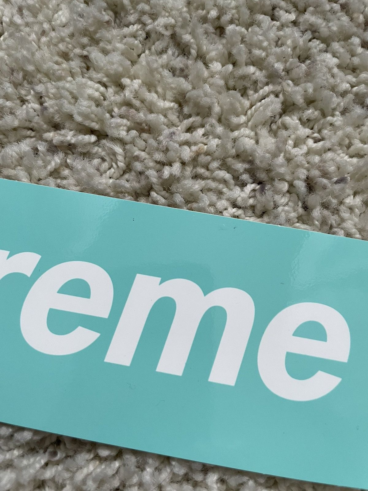 Supreme × Tiffany & Co. Tiffany & Co Blue Box Logo Sticker Size ONE SIZE - 10 Thumbnail