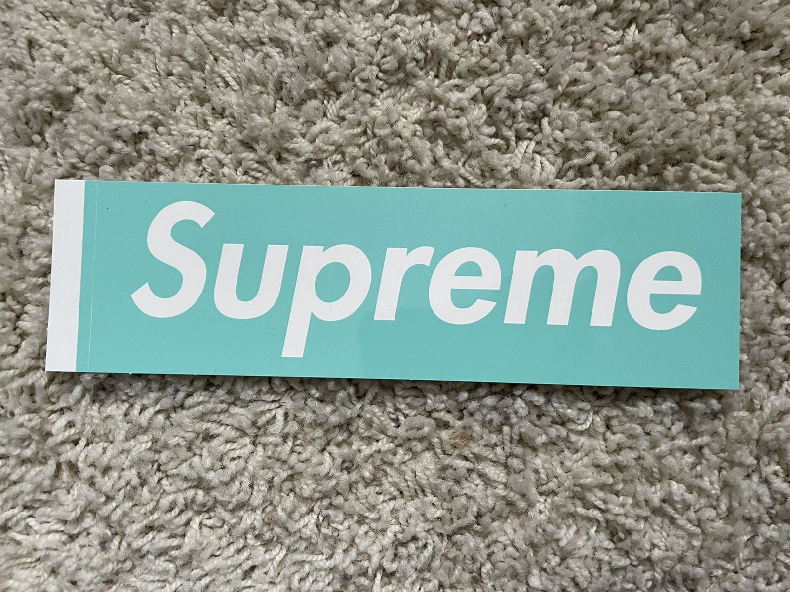 Supreme × Tiffany & Co. Tiffany & Co Blue Box Logo Sticker Size ONE SIZE - 7 Thumbnail