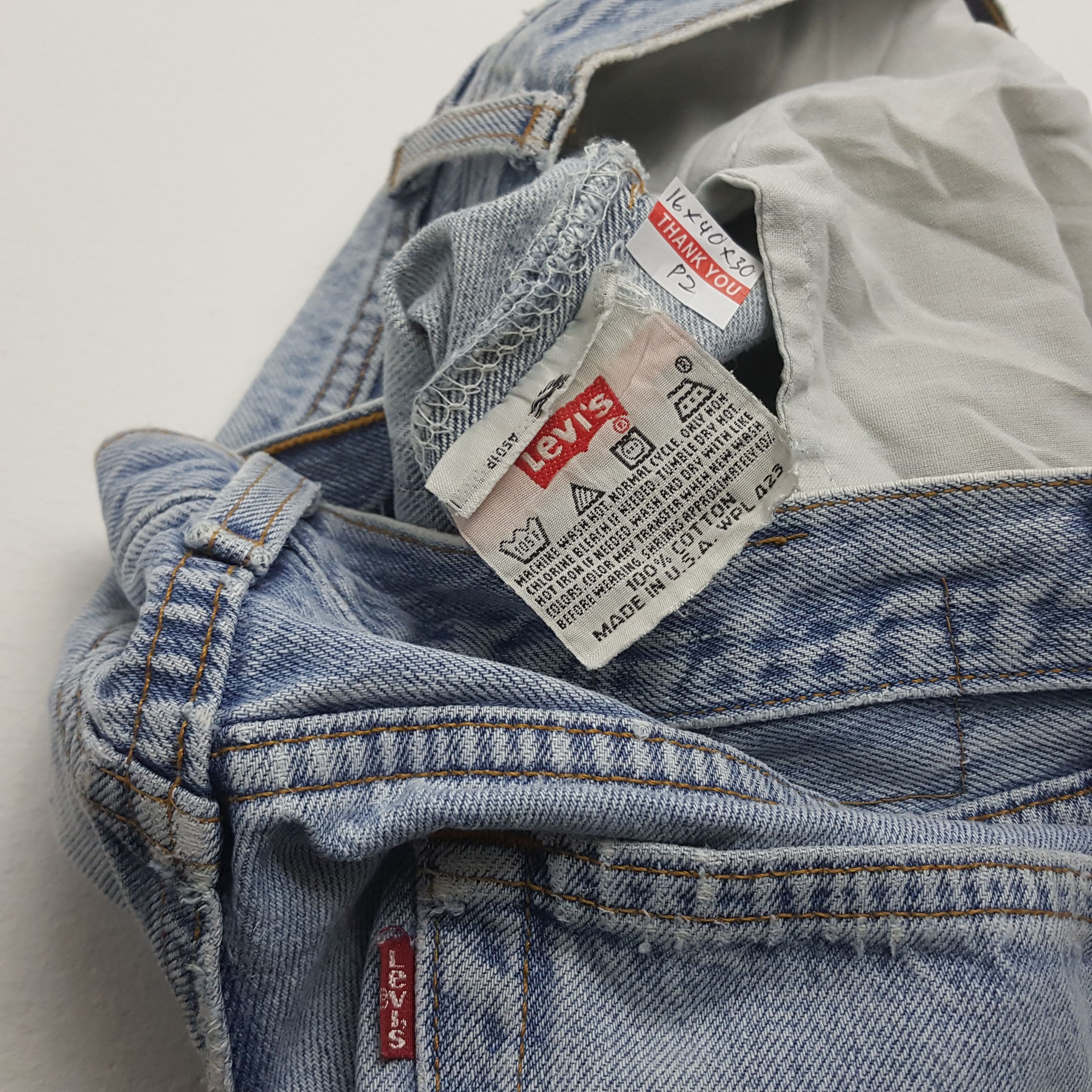 Levi's × Vintage Vintage Levi's 501 X Skull Distressed Kurt Cobai Pants cp1 Size US 32 / EU 48 - 12 Thumbnail