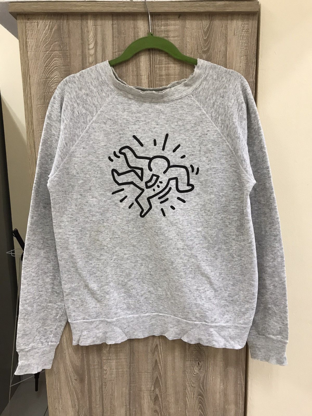 Keith Haring Vintage 🔥 F2 Robinson x Keith Haring Sweatshirt Size US L / EU 52-54 / 3 - 1 Thumbnail