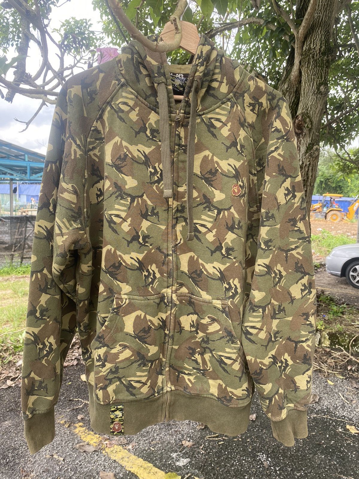 Rebel Ape Camo Hoodie Full Zip Che Guevara