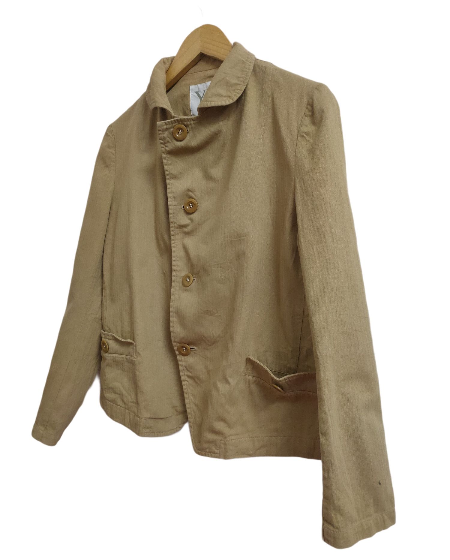 Yohji Yamamoto Yohji Yamamoto Plain Button Jacket Size M / US 6-8 / IT 42-44 - 3 Thumbnail