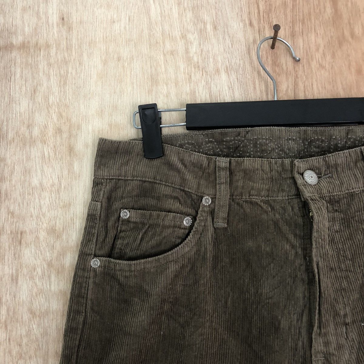 Japanese Brand Paddocks Brown Corduroy Casual pants #6204 Size US 30 / EU 46 - 4 Thumbnail
