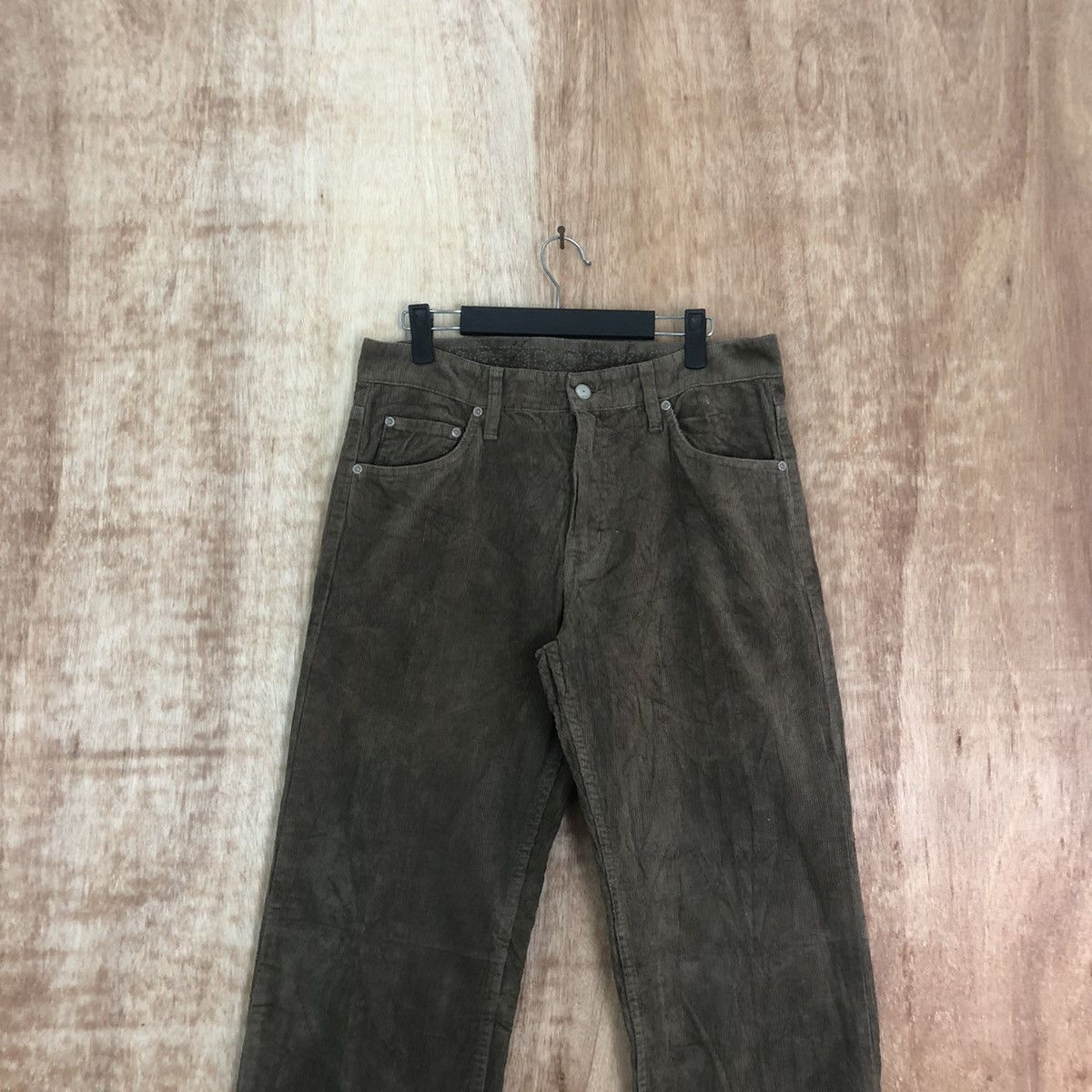Japanese Brand Paddocks Brown Corduroy Casual pants #6204 Size US 30 / EU 46 - 2 Thumbnail