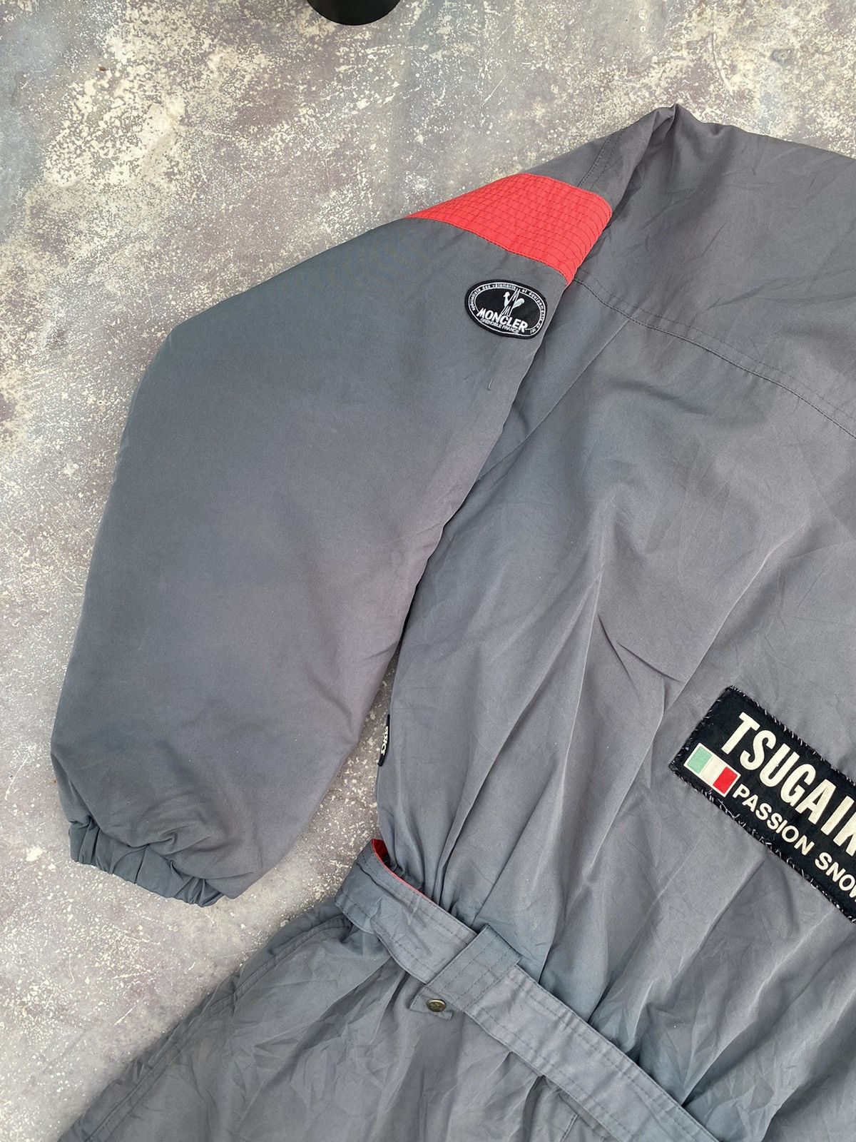 Moncler Distressed Moncler Asics Ski Wear Jumpsuits Size US 30 / EU 46 - 8 Thumbnail
