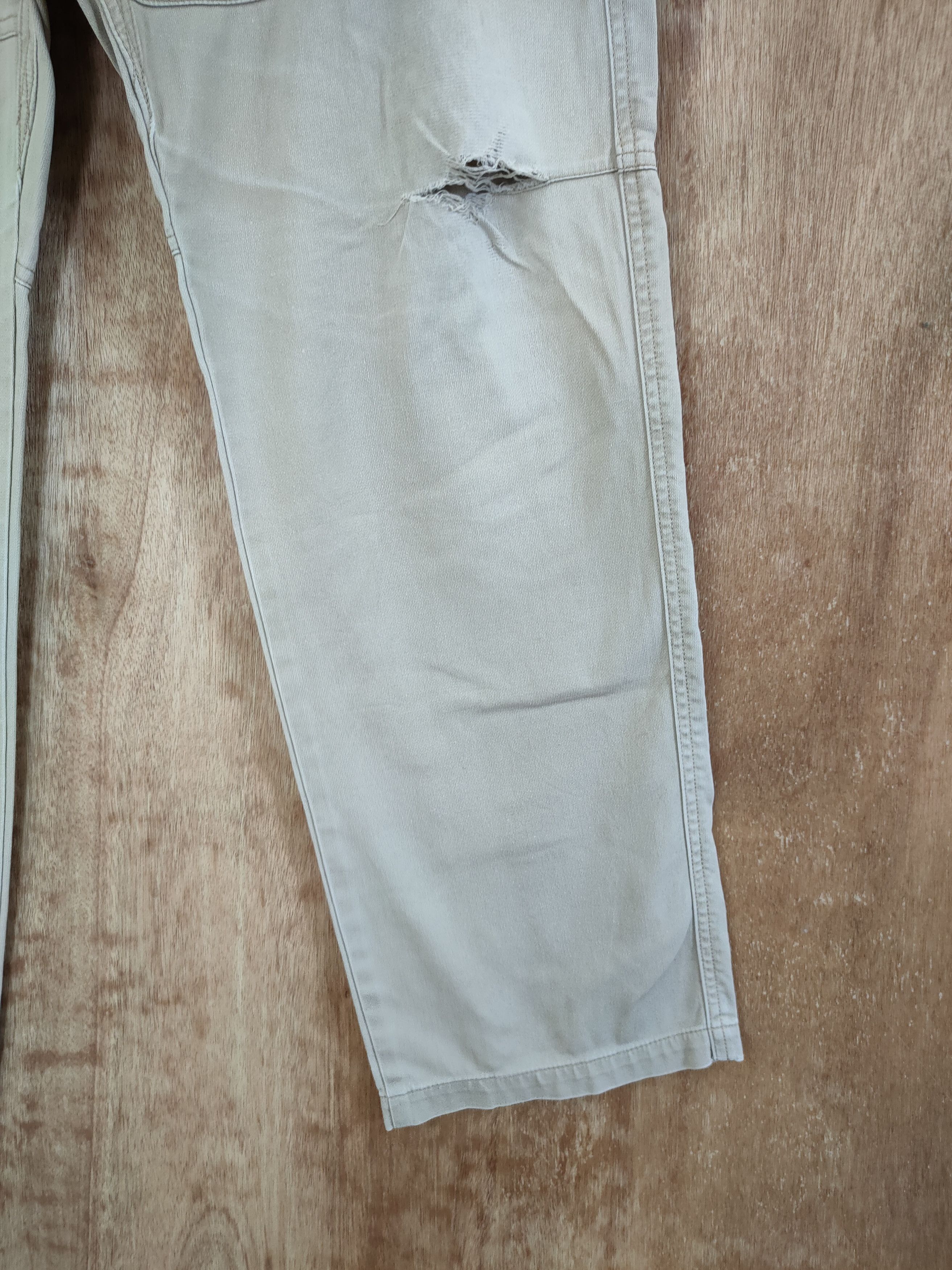 Japanese Brand DL Japan vintage distressed dirty cargo pants #sp46-259T Size US 33 - 2 Thumbnail