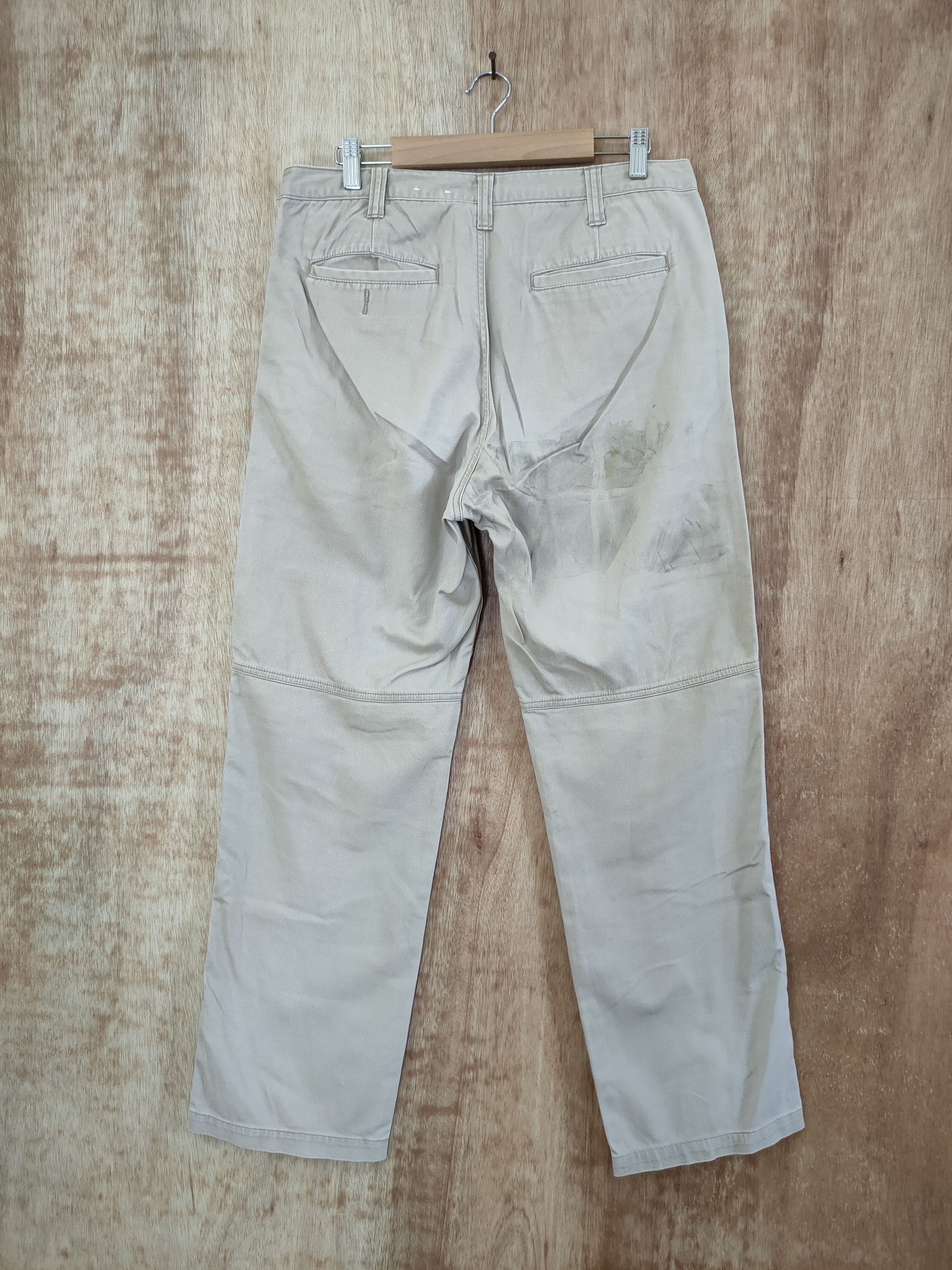 Japanese Brand DL Japan vintage distressed dirty cargo pants #sp46-259T Size US 33 - 7 Thumbnail