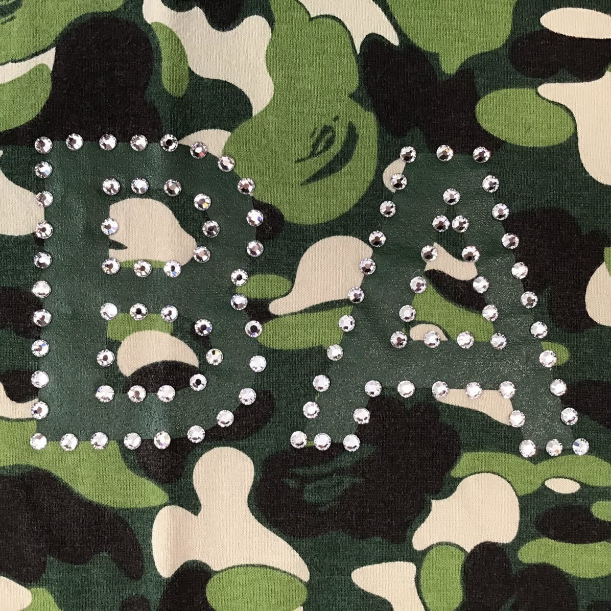 Bape × Swarovski Swarovski BAPE logo ABC camo green T-shirt ape NIGO Size US M / EU 48-50 / 2 - 3 Thumbnail