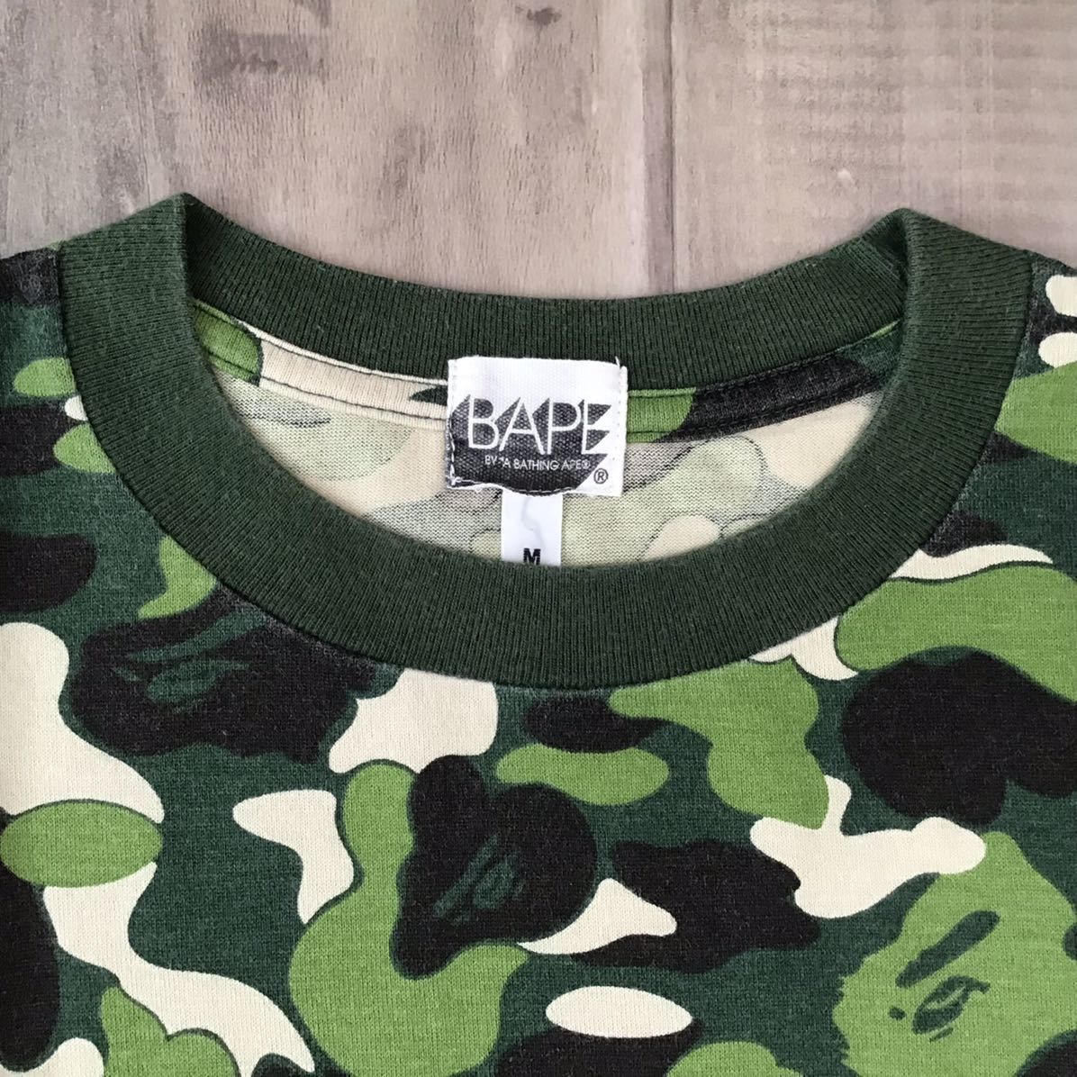 Bape × Swarovski Swarovski BAPE logo ABC camo green T-shirt ape NIGO Size US M / EU 48-50 / 2 - 5 Thumbnail