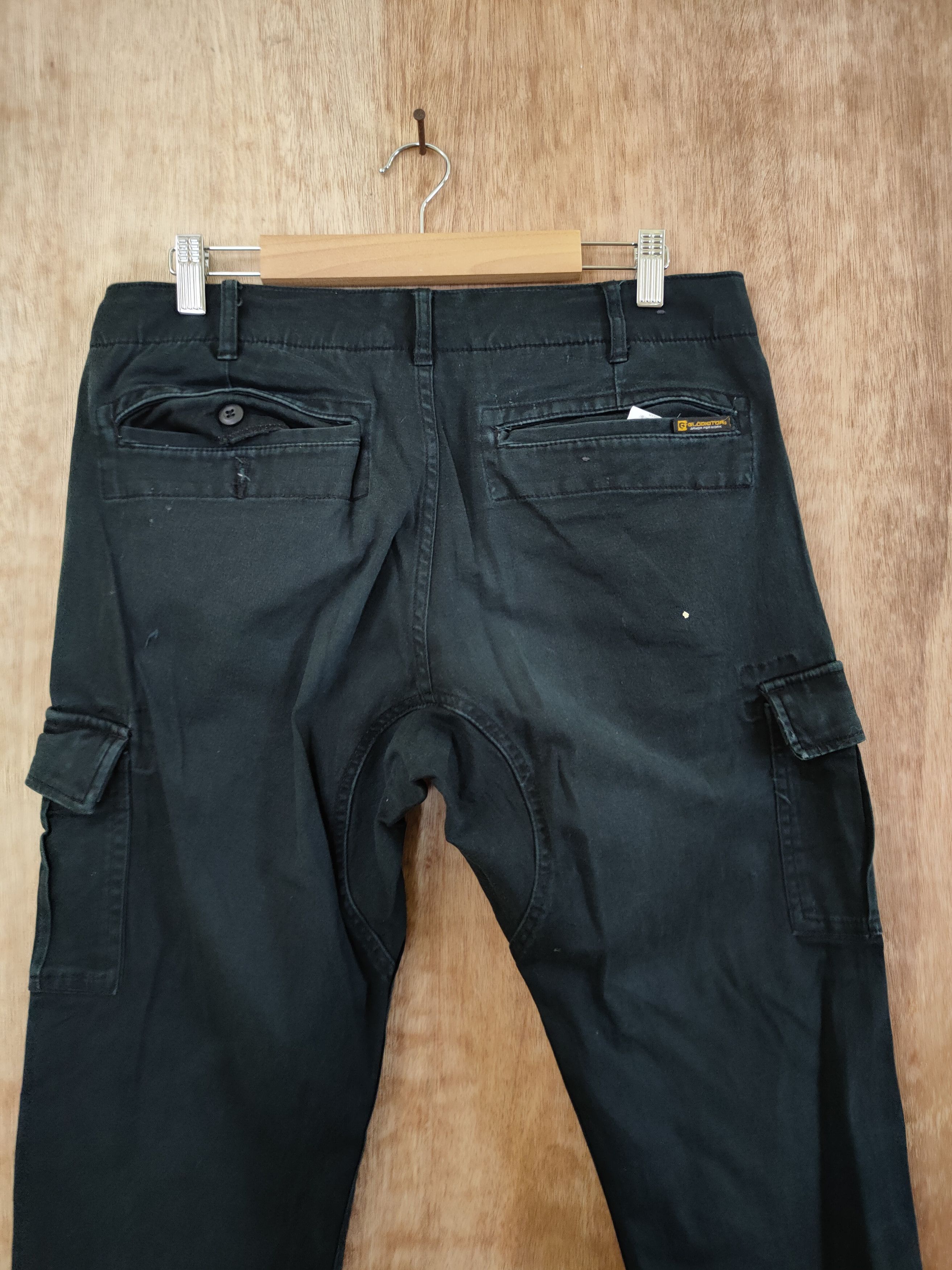 Japanese Brand DL Gladiotor utility streetwear Cargo pants #sp46-261T Size US 30 / EU 46 - 9 Thumbnail
