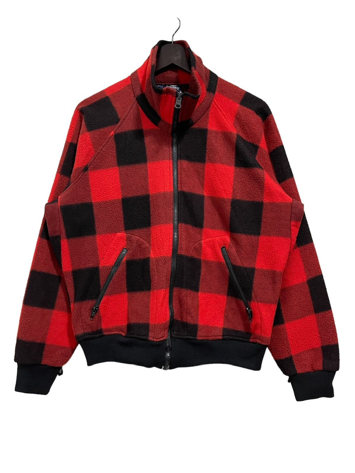 Columbia × Vintage VINTAGE COLOMBIA CHECKERED FLEECE ZIP UP JACKET Size US M / EU 48-50 / 2 - 1 Thumbnail