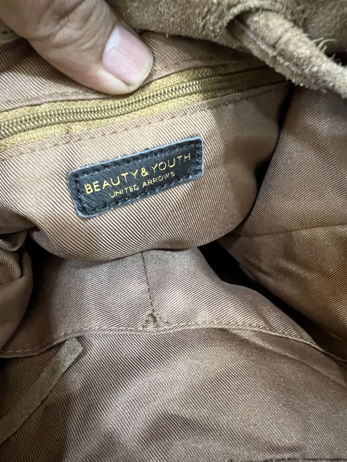 Genuine Leather Beauty & Youth Sling Bag Size ONE SIZE - 5 Thumbnail