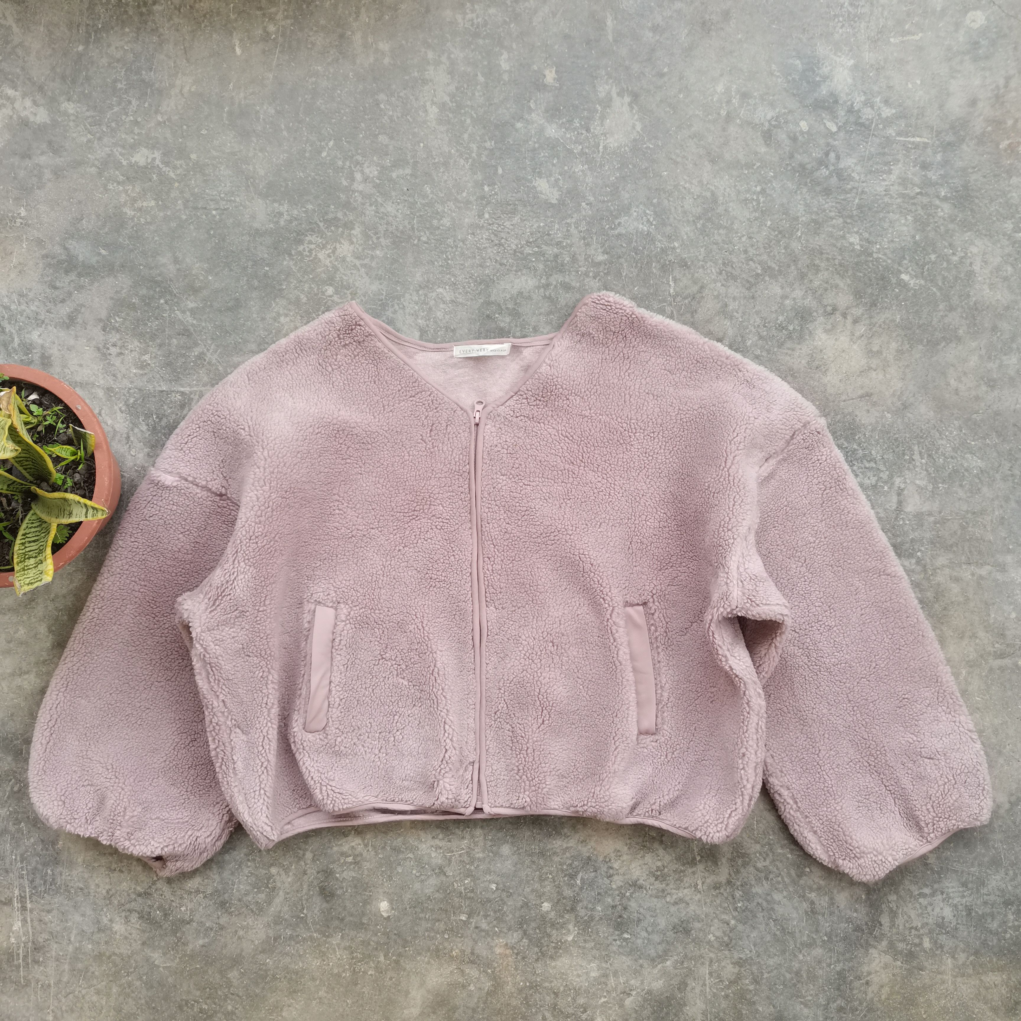 Japanese Brand 🔥STEALS🔥Japanese Brand Sherpa Cropped Zipper Up Cardigan Size US L / EU 52-54 / 3 - 3 Thumbnail