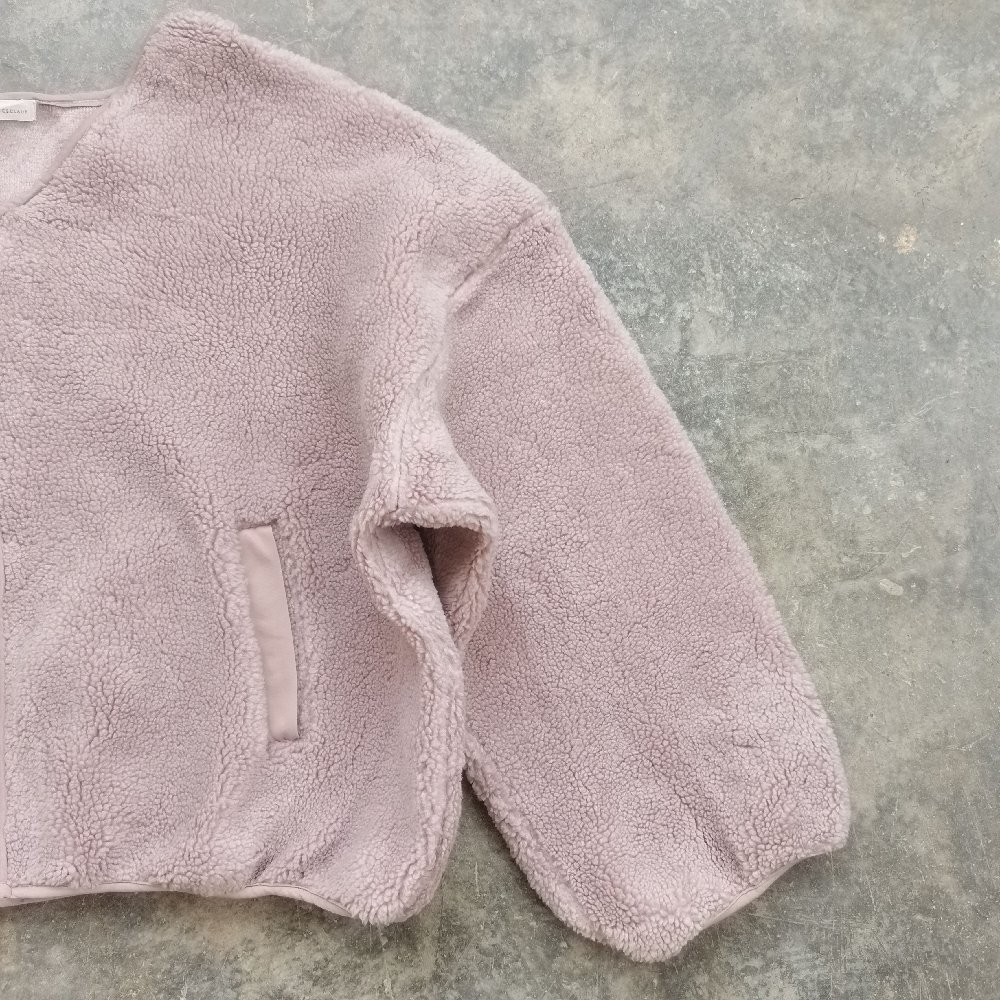 Japanese Brand 🔥STEALS🔥Japanese Brand Sherpa Cropped Zipper Up Cardigan Size US L / EU 52-54 / 3 - 5 Thumbnail