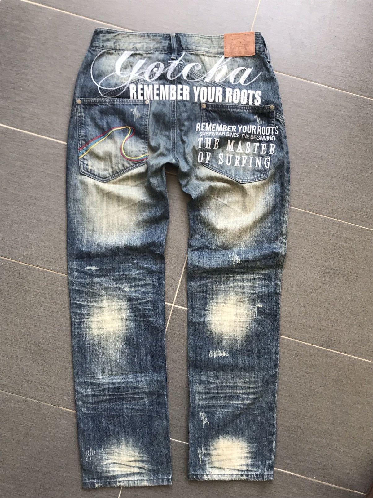 Gotcha Gotcha Vintage Surf Jeans - 90s Vibes Size US 32 / EU 48 - 3 Thumbnail