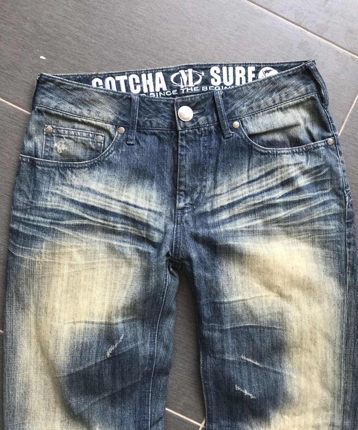 Gotcha Gotcha Vintage Surf Jeans - 90s Vibes Size US 32 / EU 48 - 9 Thumbnail