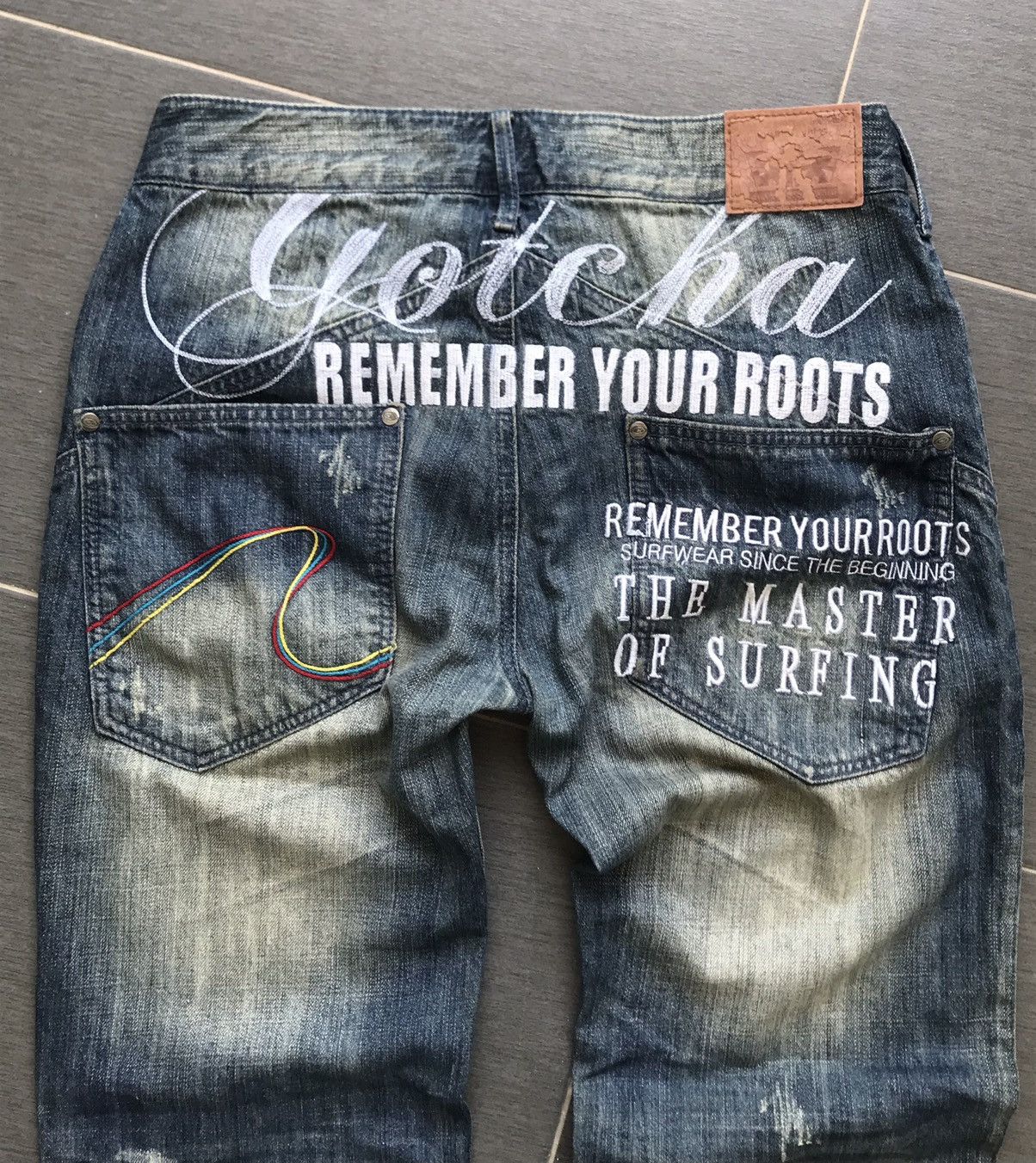 Gotcha Gotcha Vintage Surf Jeans - 90s Vibes Size US 32 / EU 48 - 12 Thumbnail