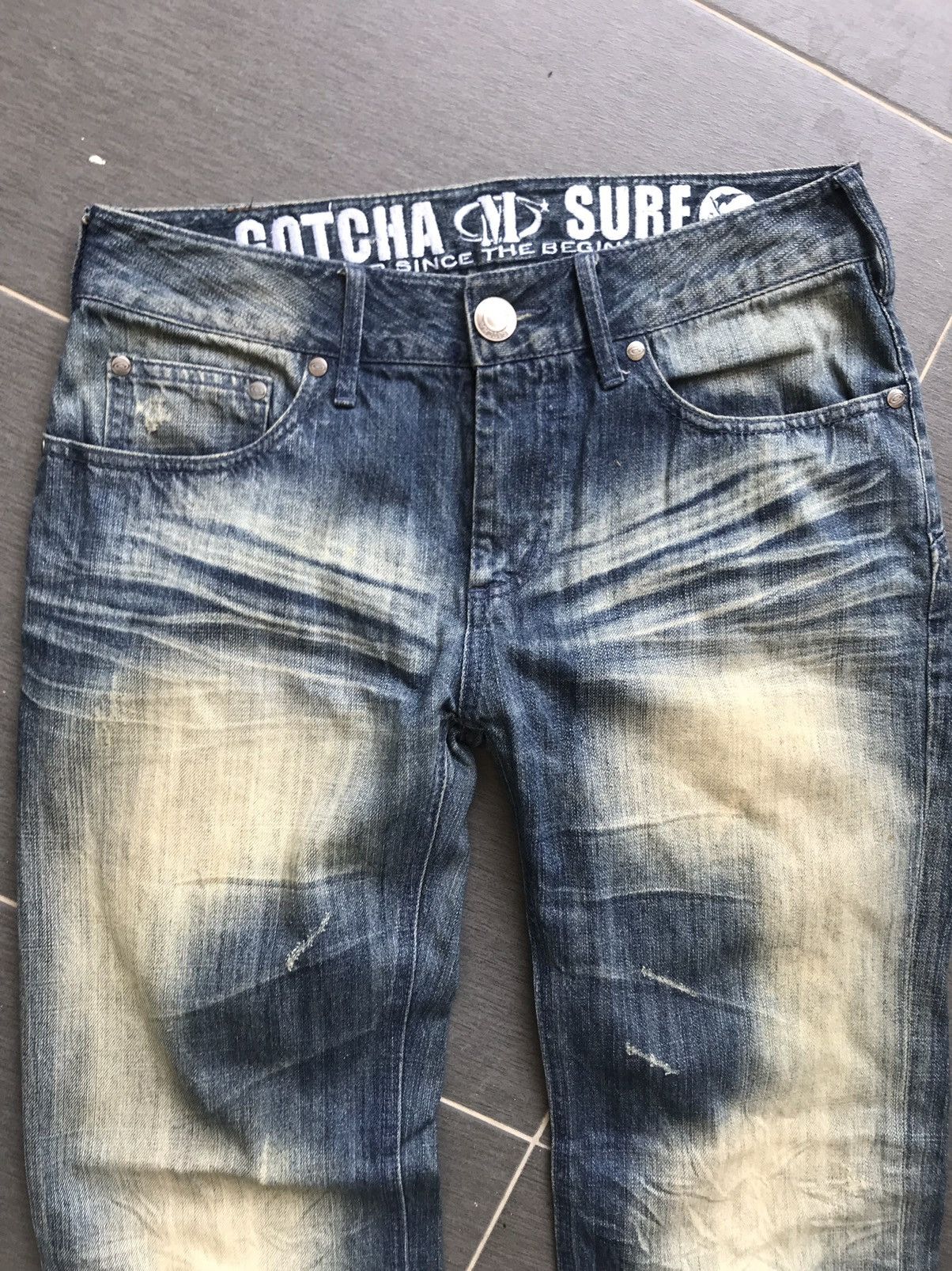 Gotcha Gotcha Vintage Surf Jeans - 90s Vibes Size US 32 / EU 48 - 10 Thumbnail