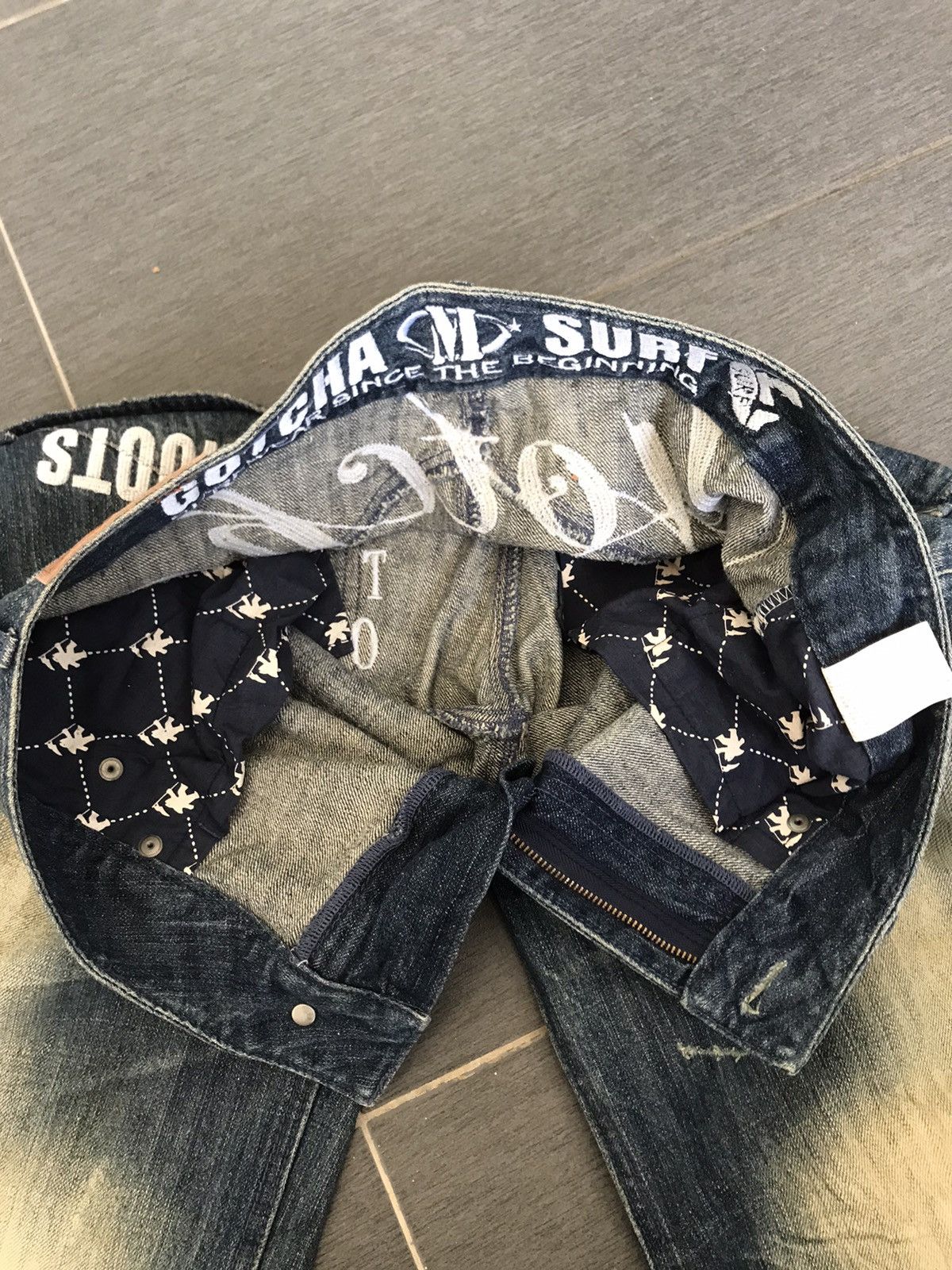 Gotcha Gotcha Vintage Surf Jeans - 90s Vibes Size US 32 / EU 48 - 19 Thumbnail