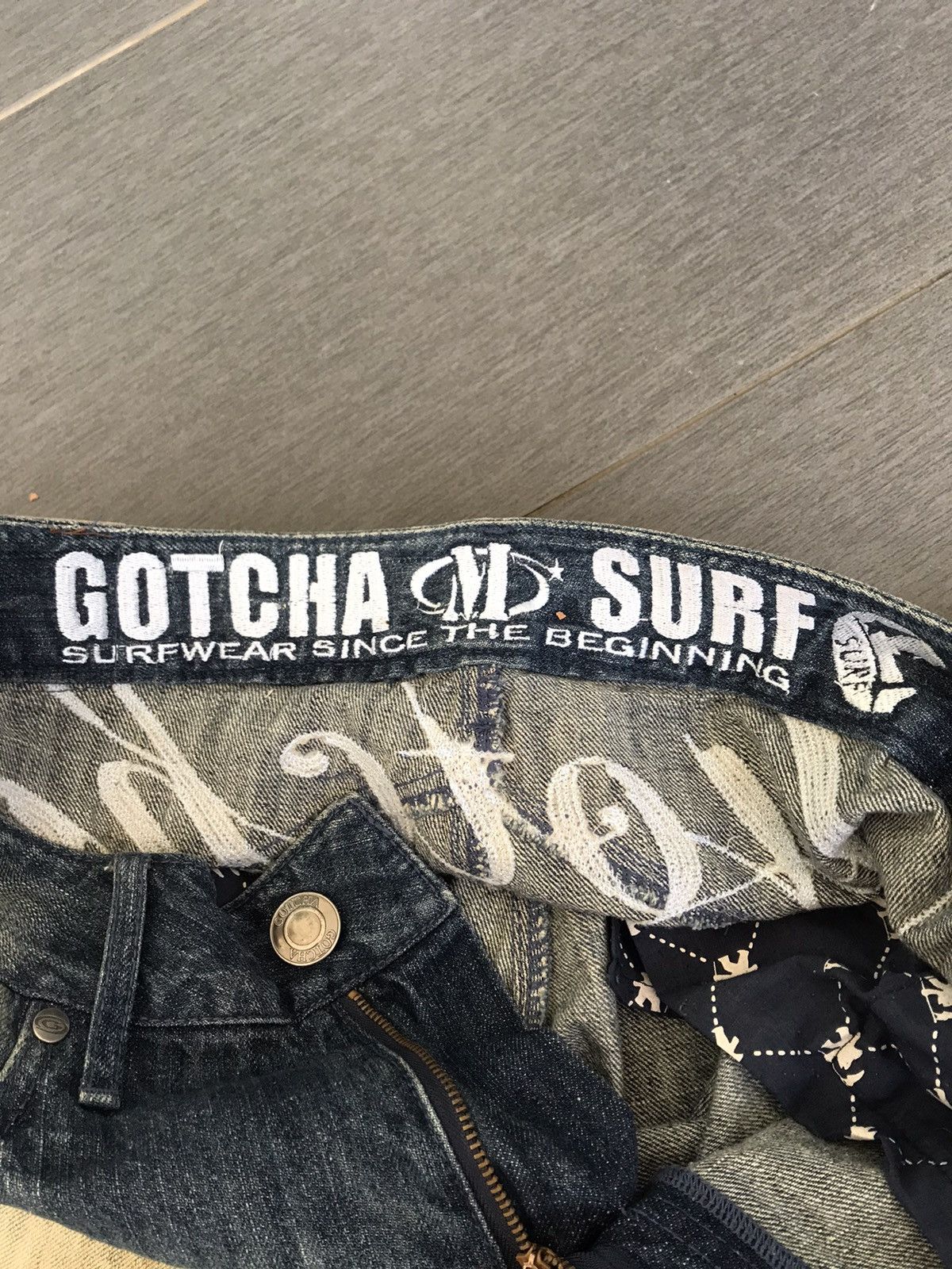 Gotcha Gotcha Vintage Surf Jeans - 90s Vibes Size US 32 / EU 48 - 18 Thumbnail
