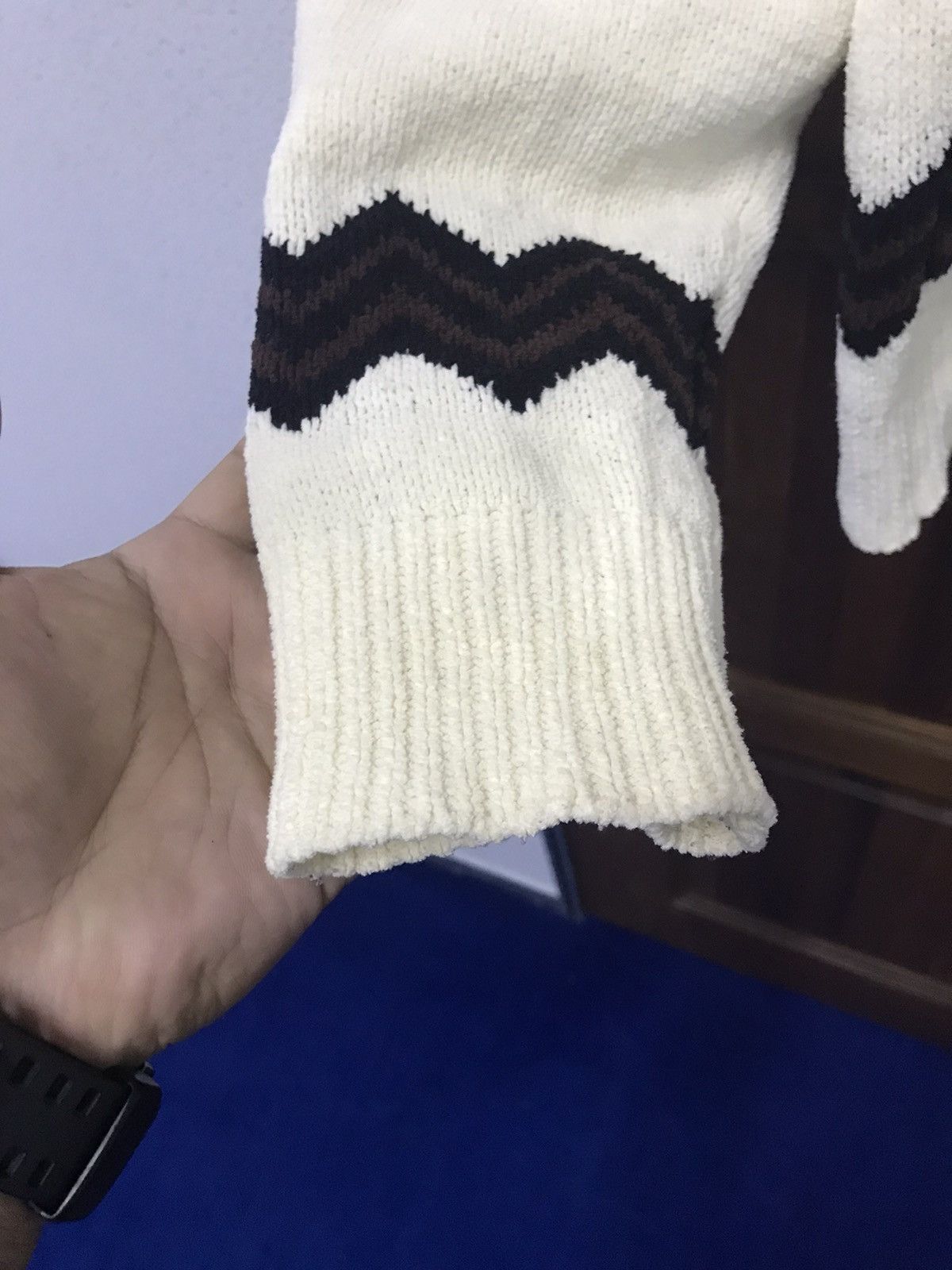 Aran Isles Knitwear × Japanese Brand Galyge Aran Isles Unique Design Knit Sweater Size US M / EU 48-50 / 2 - 8 Thumbnail