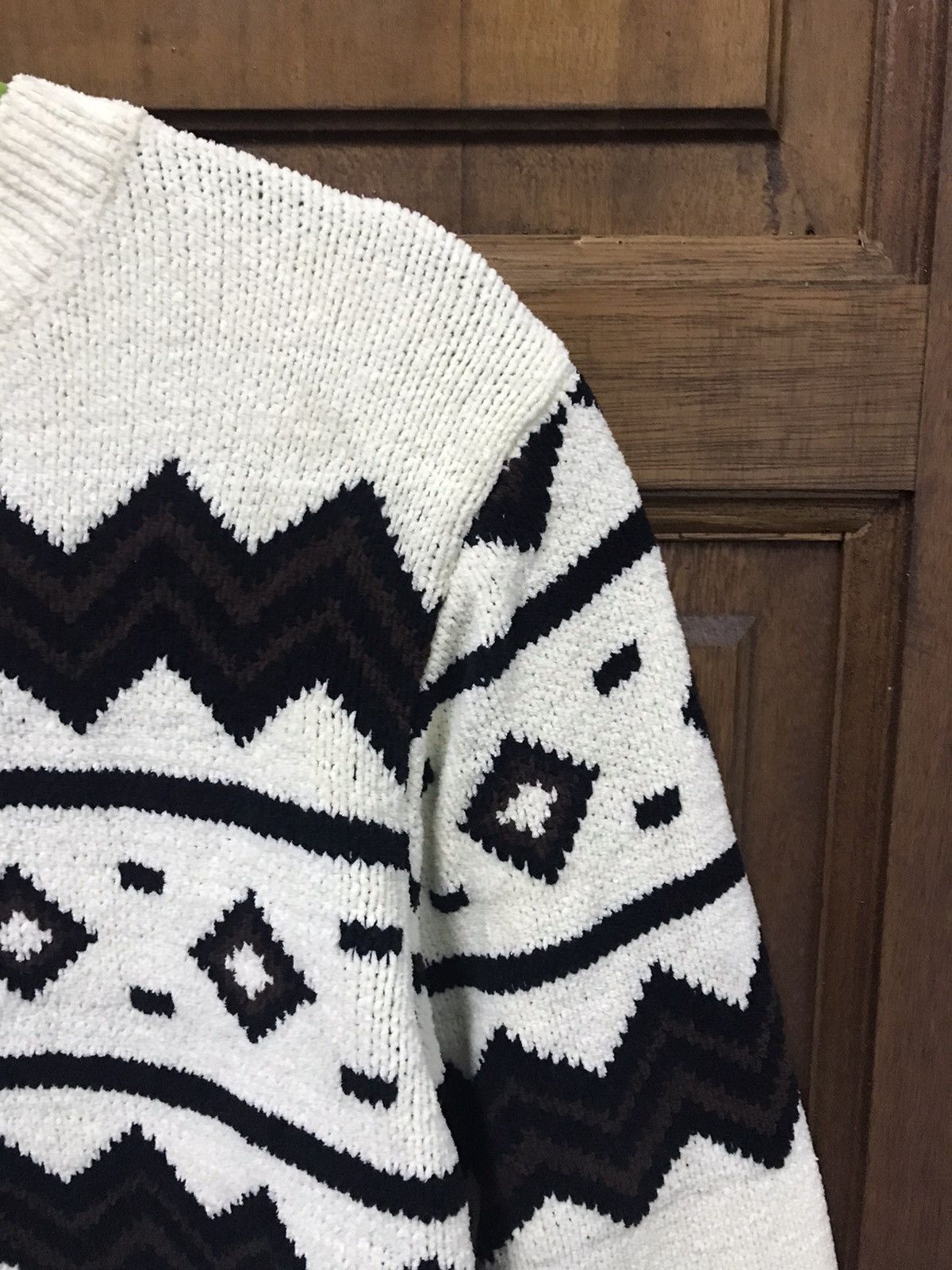 Aran Isles Knitwear × Japanese Brand Galyge Aran Isles Unique Design Knit Sweater Size US M / EU 48-50 / 2 - 19 Thumbnail