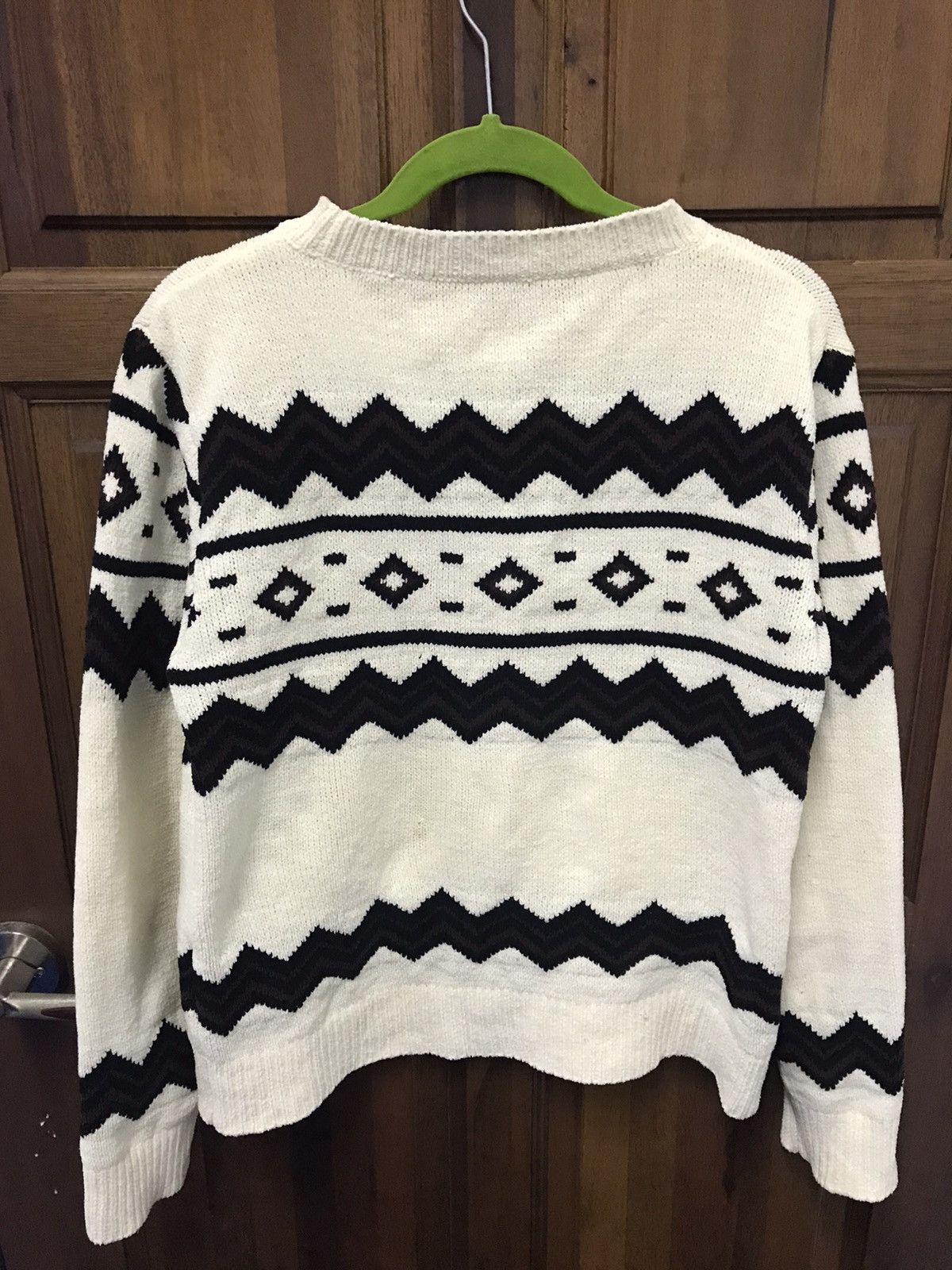 Aran Isles Knitwear × Japanese Brand Galyge Aran Isles Unique Design Knit Sweater Size US M / EU 48-50 / 2 - 3 Thumbnail