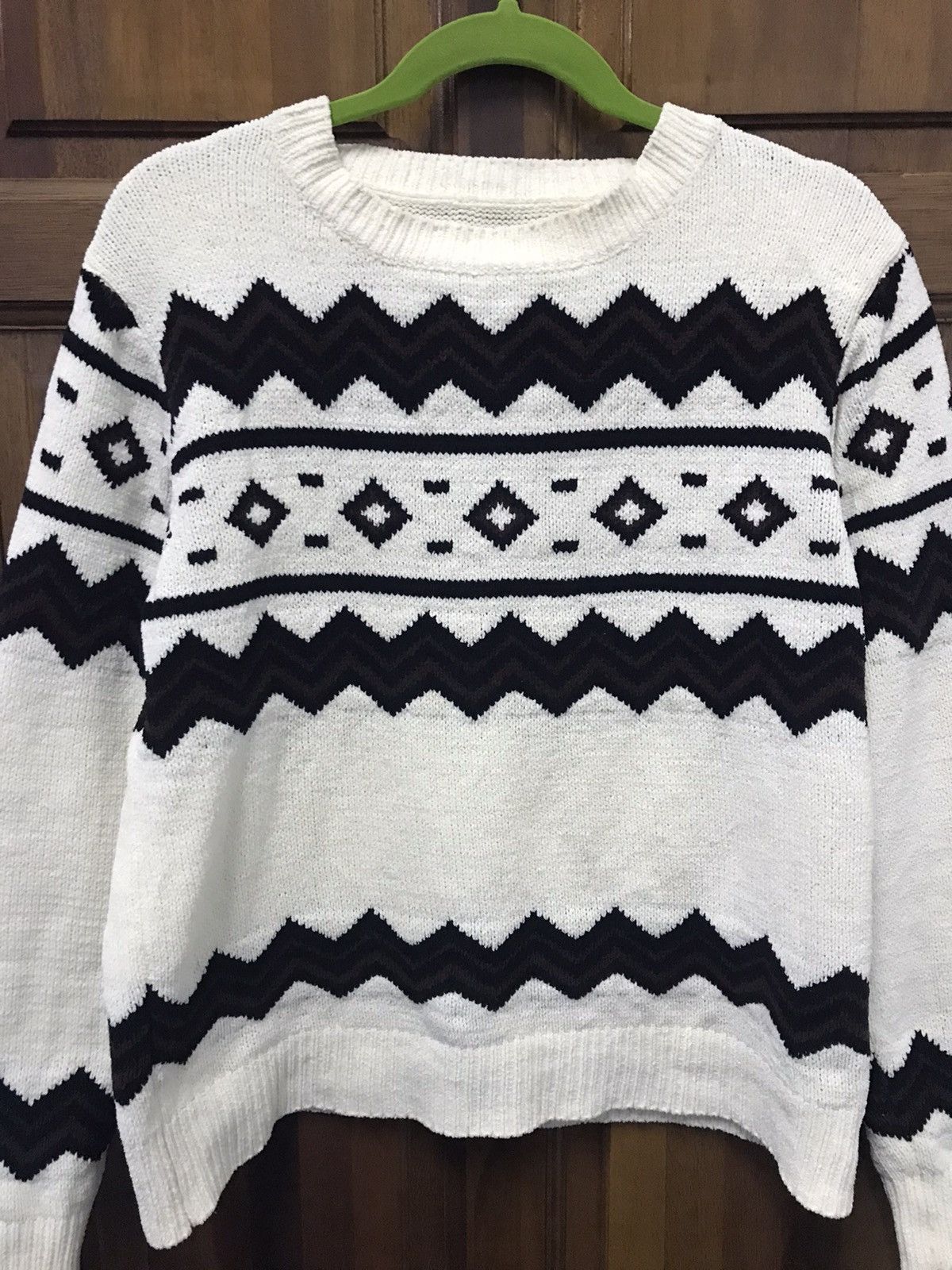 Aran Isles Knitwear × Japanese Brand Galyge Aran Isles Unique Design Knit Sweater Size US M / EU 48-50 / 2 - 4 Thumbnail