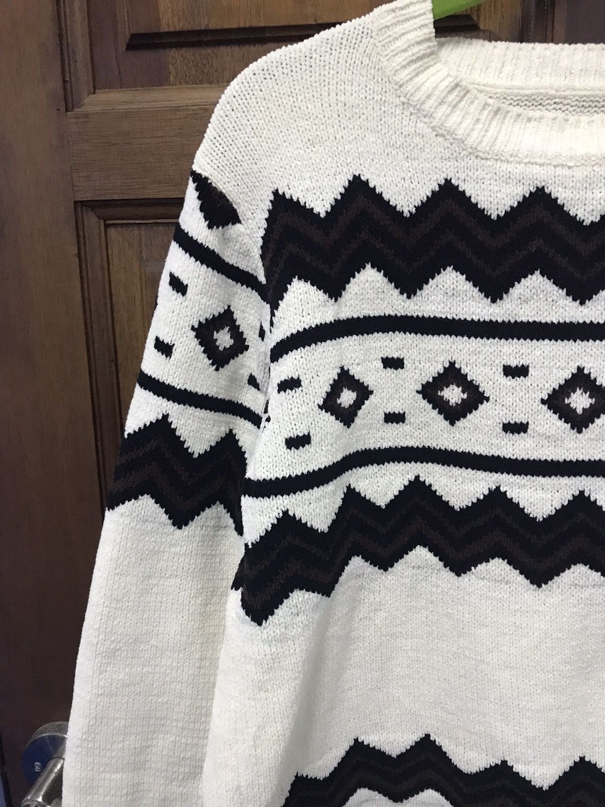 Aran Isles Knitwear × Japanese Brand Galyge Aran Isles Unique Design Knit Sweater Size US M / EU 48-50 / 2 - 6 Thumbnail