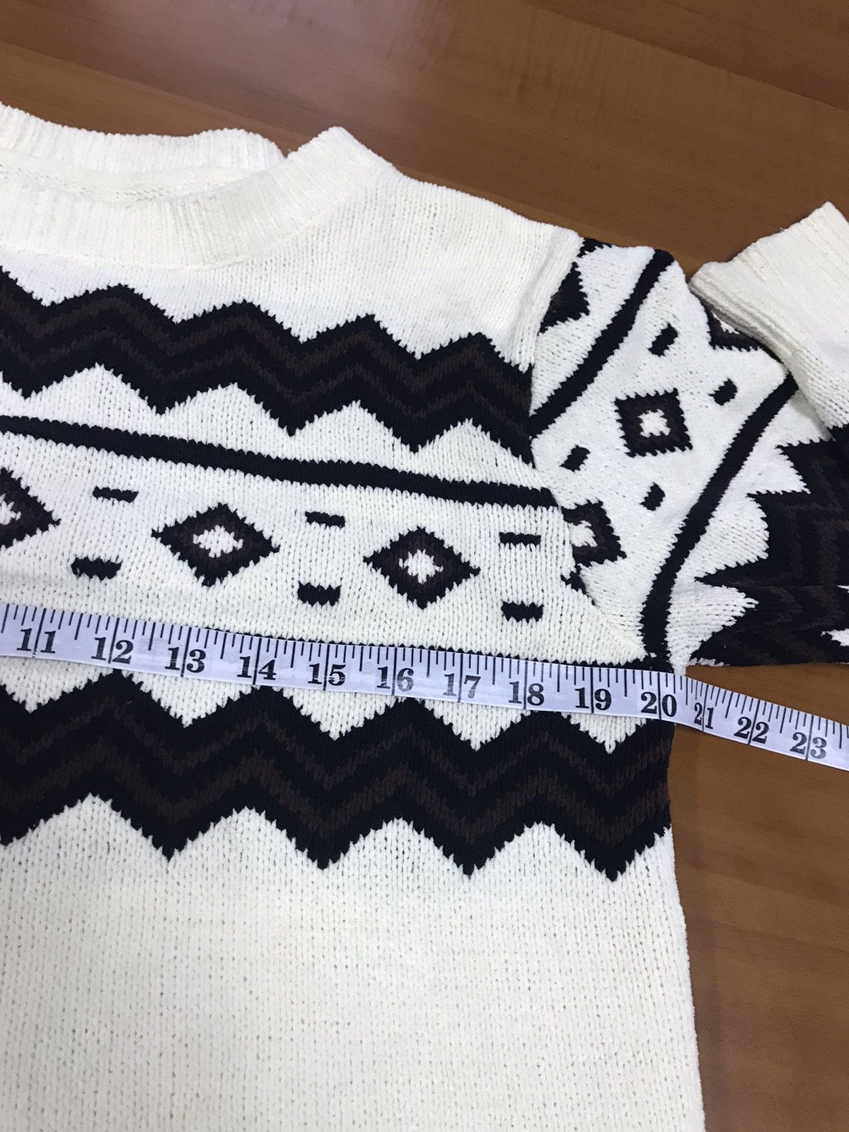 Aran Isles Knitwear × Japanese Brand Galyge Aran Isles Unique Design Knit Sweater Size US M / EU 48-50 / 2 - 13 Thumbnail
