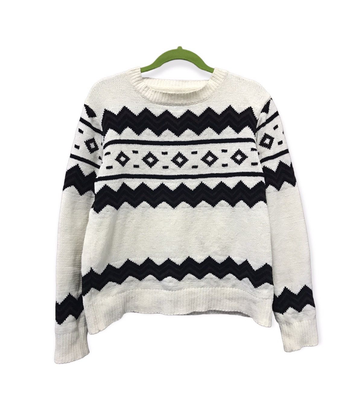 Aran Isles Knitwear × Japanese Brand Galyge Aran Isles Unique Design Knit Sweater Size US M / EU 48-50 / 2 - 1 Thumbnail
