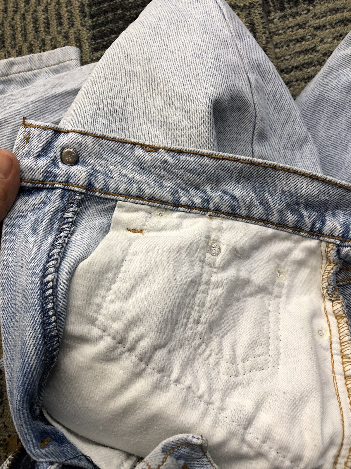 Levi's Vintage Levis 510 Light Wash Distressed Jeans Size 25" / US 0 / IT 36 - 17 Thumbnail
