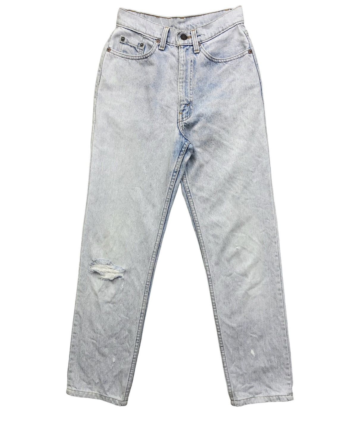 Levi's Vintage Levis 510 Light Wash Distressed Jeans Size 25" / US 0 / IT 36 - 1 Thumbnail