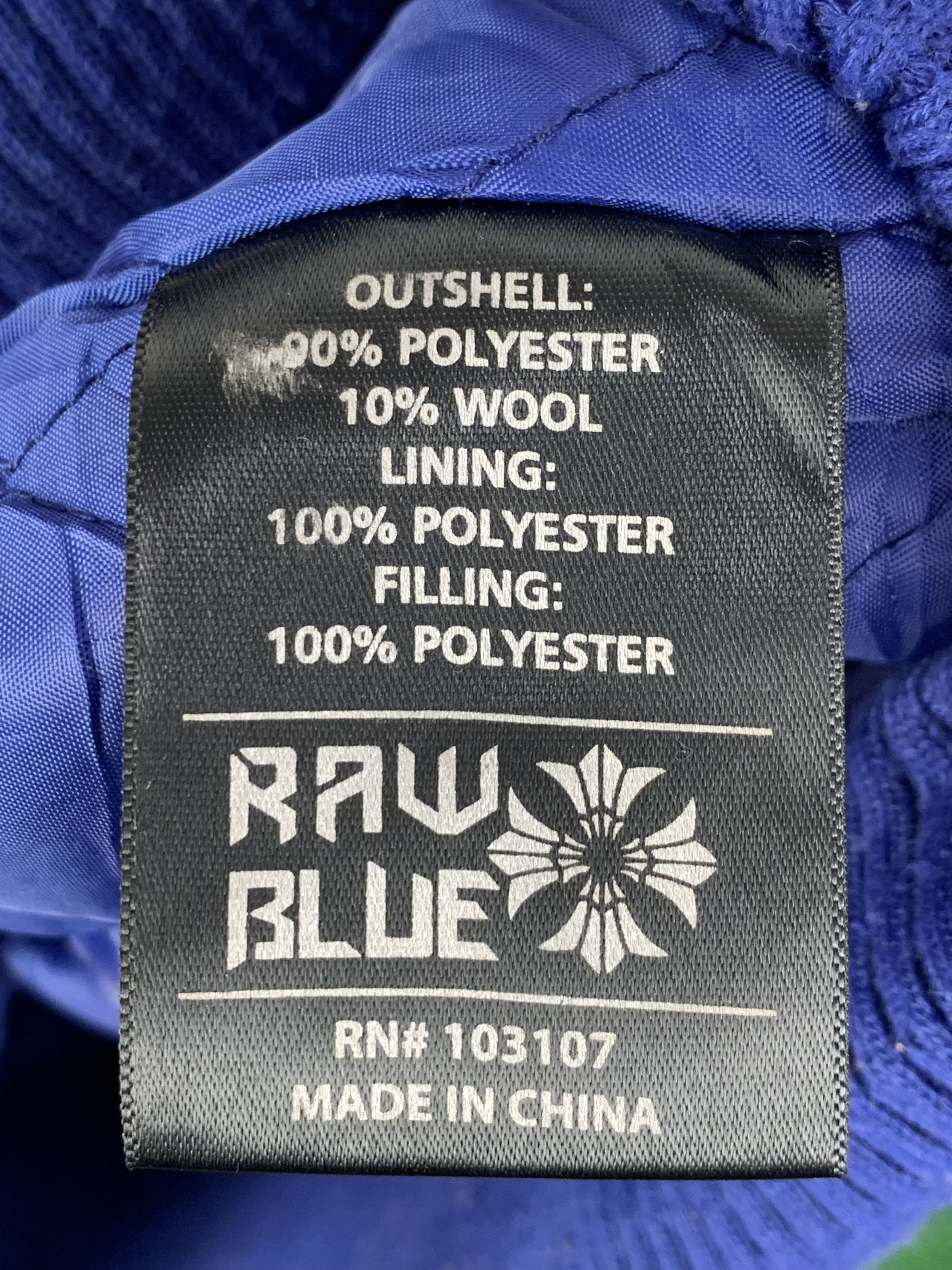 Vintage Vintage 90s Royal Spotters Leather Varsity Jacket Blue Size US L / EU 52-54 / 3 - 10 Thumbnail
