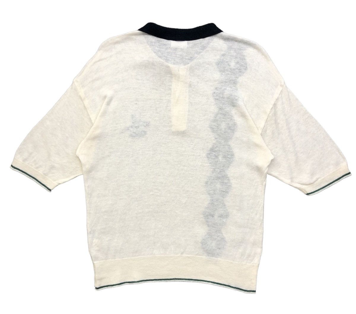 Alfred Dunhill Vintage Dunhill Sport Knitted Collar Top Size US L / EU 52-54 / 3 - 2 Thumbnail