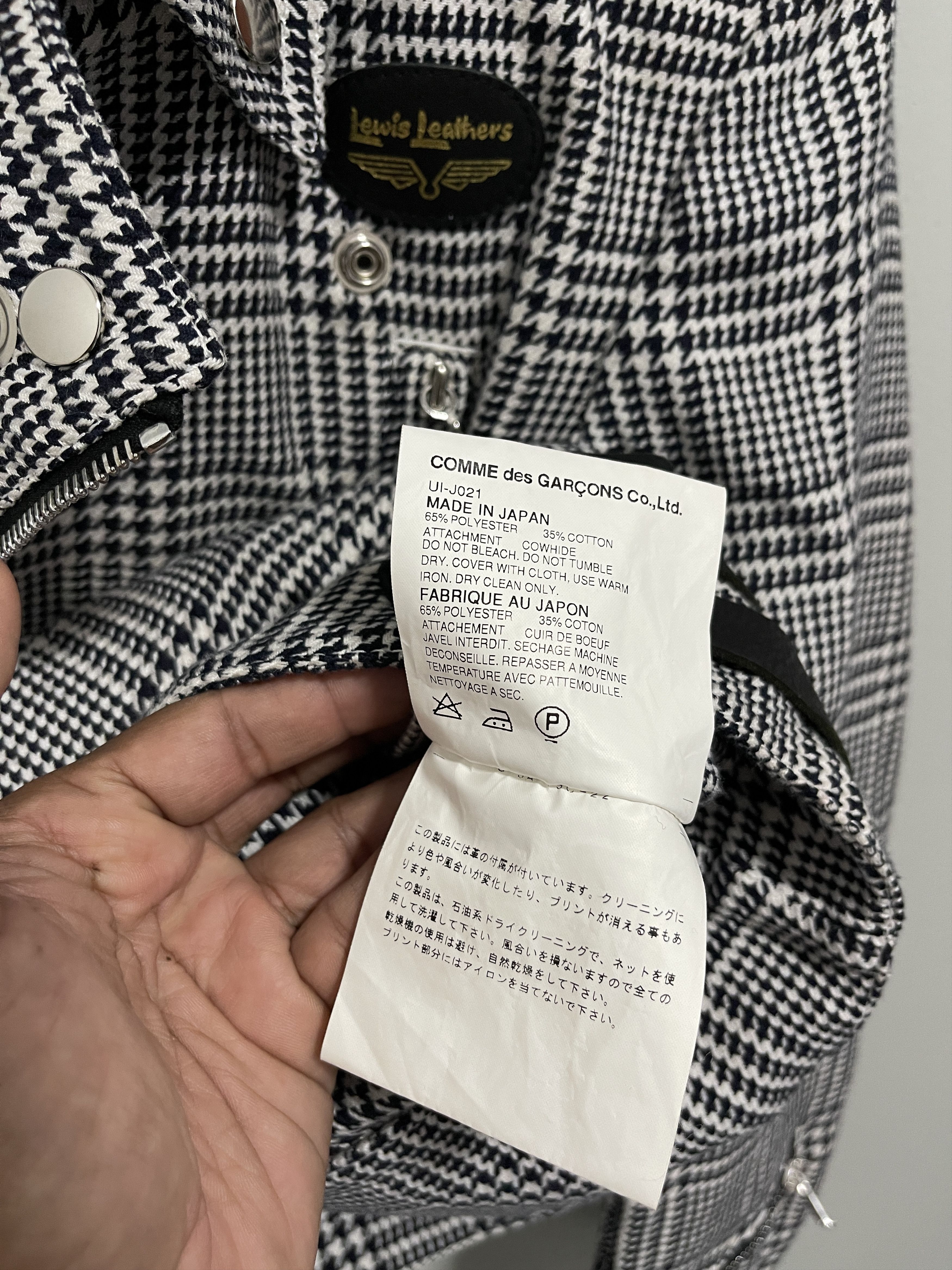 Comme des Garcons Comme Des Garcons x Lewis Leathers AD2002 Rider Punk Jacket Size S / US 4 / IT 40 - 10 Thumbnail
