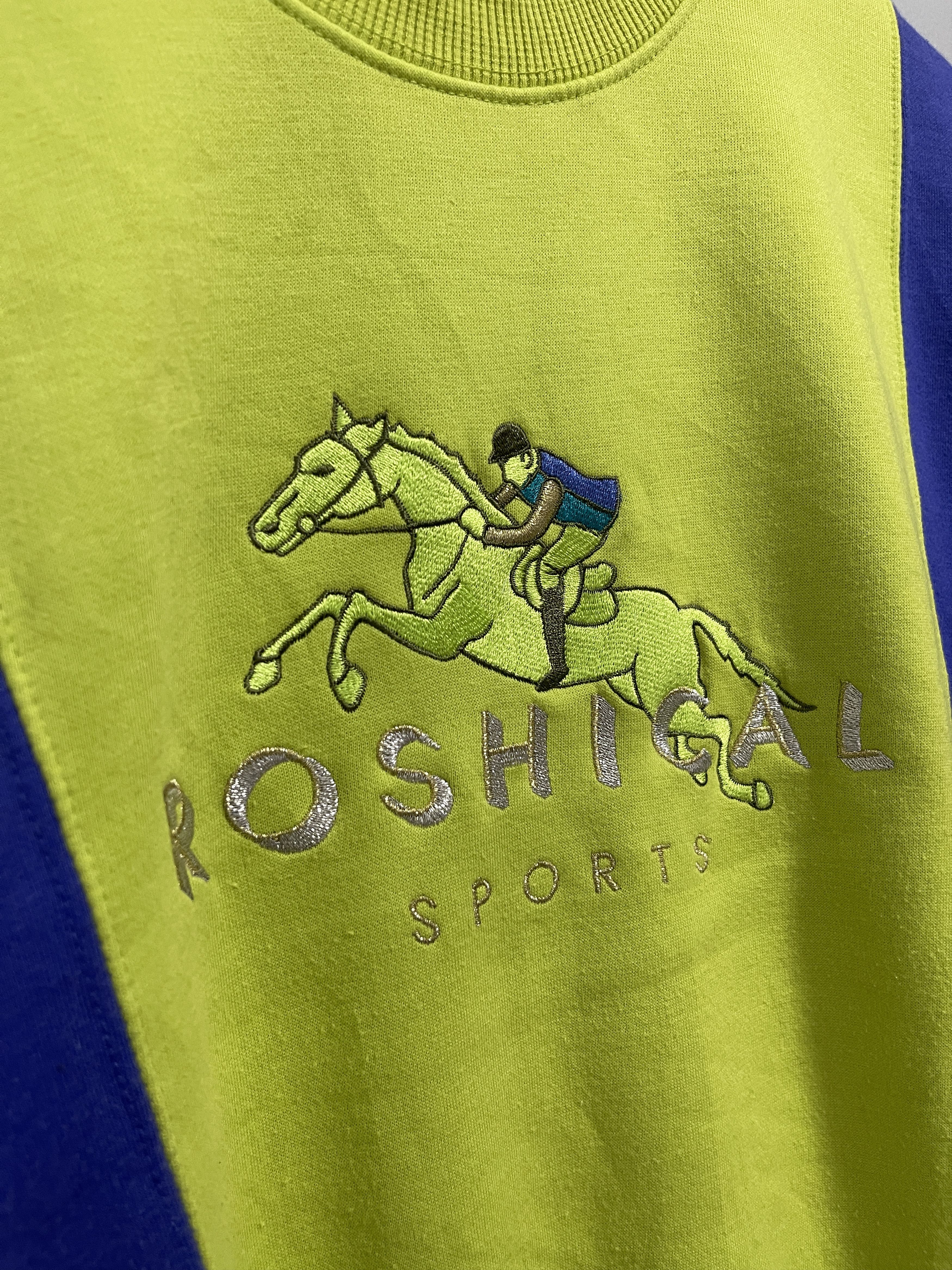 Japanese Brand × Vintage Vintage Roshical Sport Race Horse Embroidery Colourblok Size US S / EU 44-46 / 1 - 3 Thumbnail