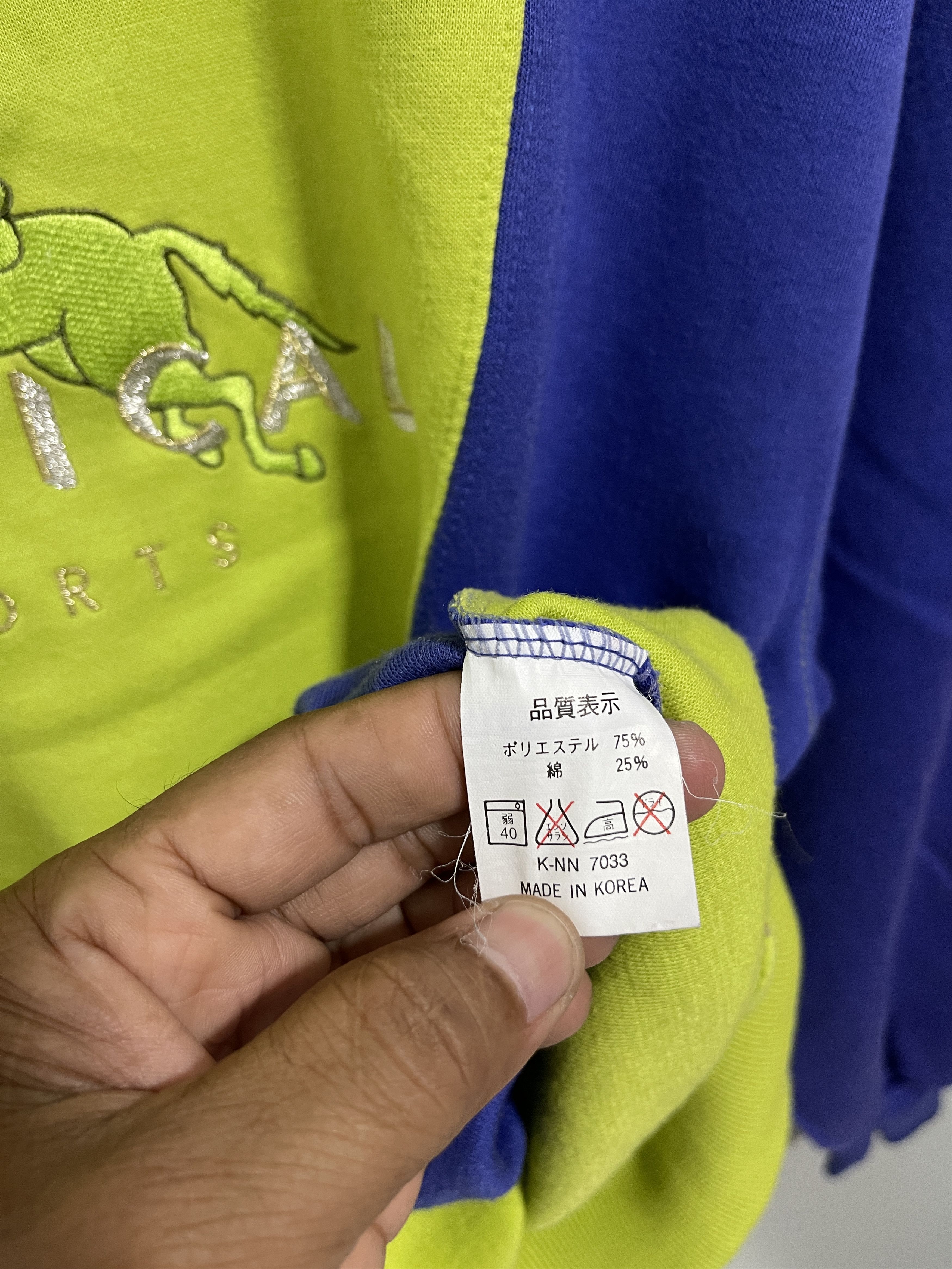 Japanese Brand × Vintage Vintage Roshical Sport Race Horse Embroidery Colourblok Size US S / EU 44-46 / 1 - 7 Thumbnail