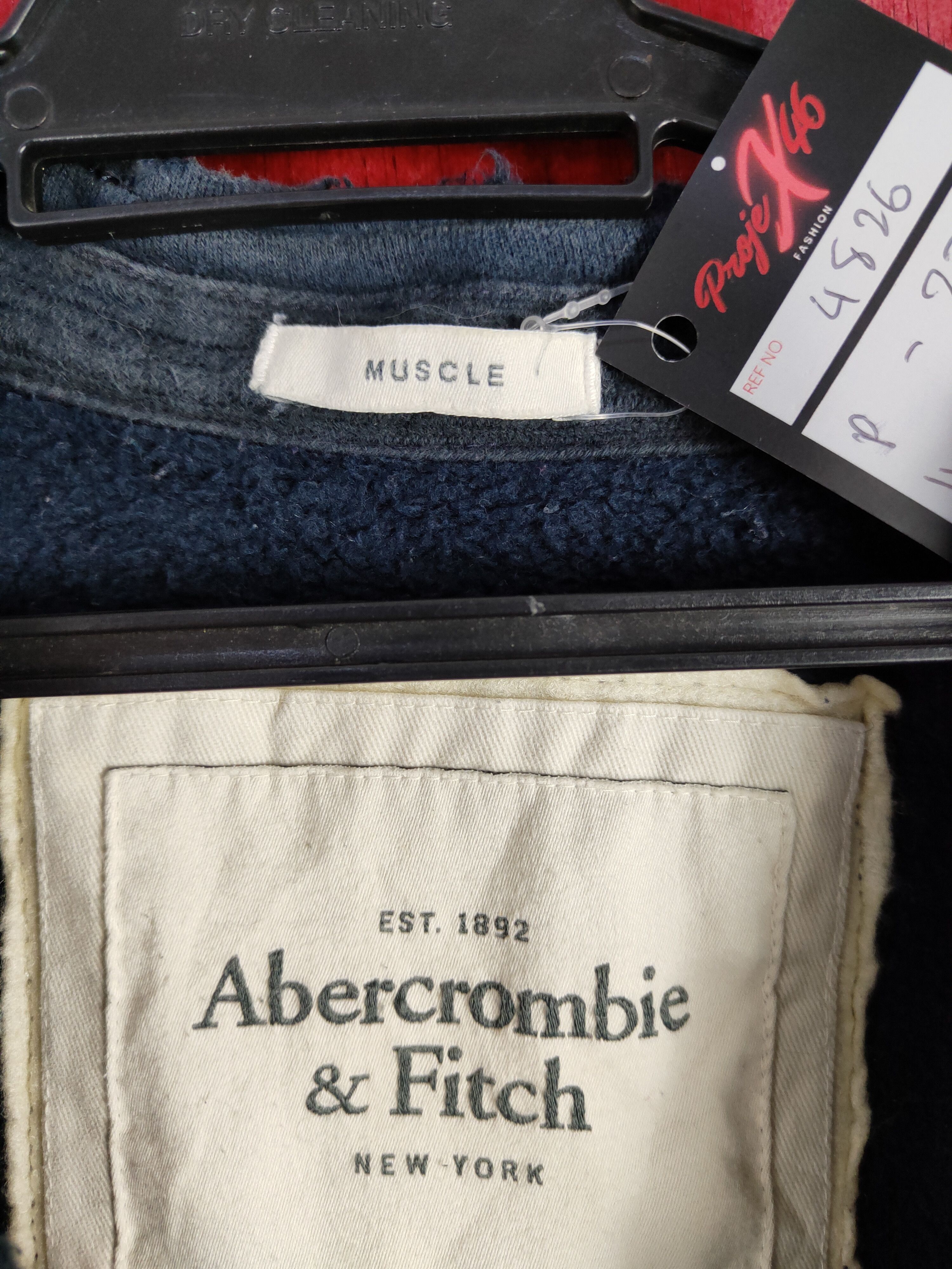 Abercrombie & Fitch Muscle - Abercrombie & Fitch Dark Blue cardigan japan #4826 Size US XL / EU 56 / 4 - 12 Thumbnail